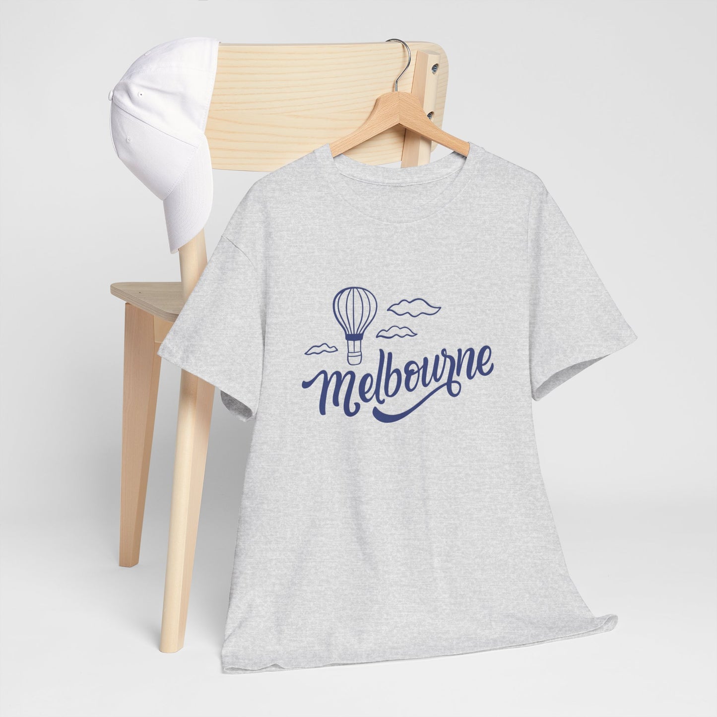 Melbourne Hot Air Balloon Unisex Heavy Cotton Tee - 12142