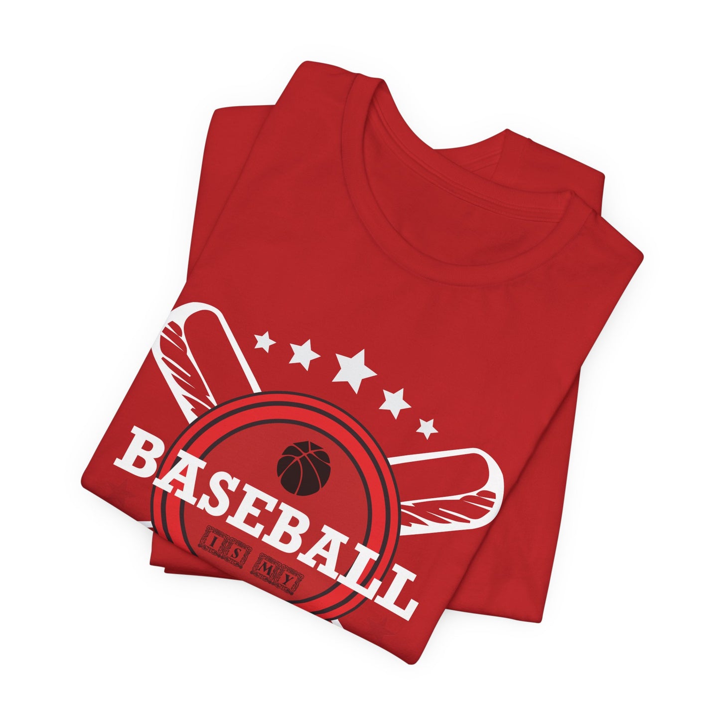 Baseball: Happy Place - Unisex Jersey Short Sleeve Tee - 13912