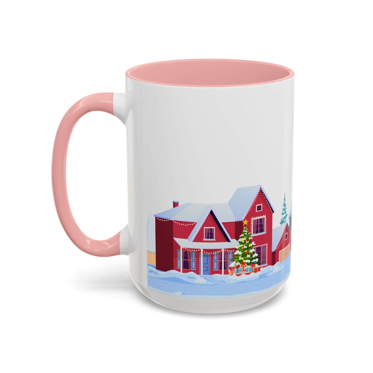 Winter Houses - Accent Coffee Mug (11, 15oz) - 10441