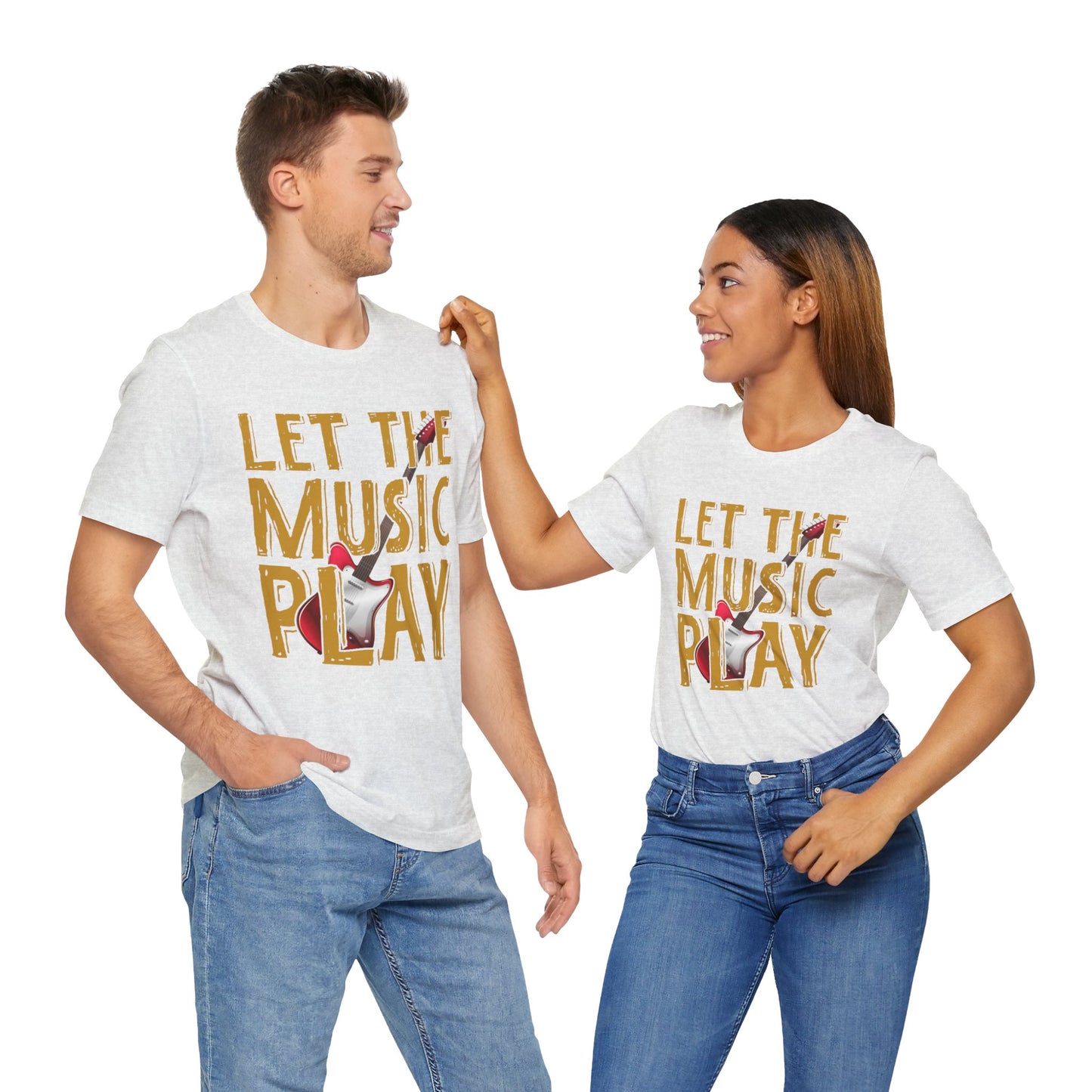 Music: Let The Music Play - Unisex Jersey Short Sleeve Tee