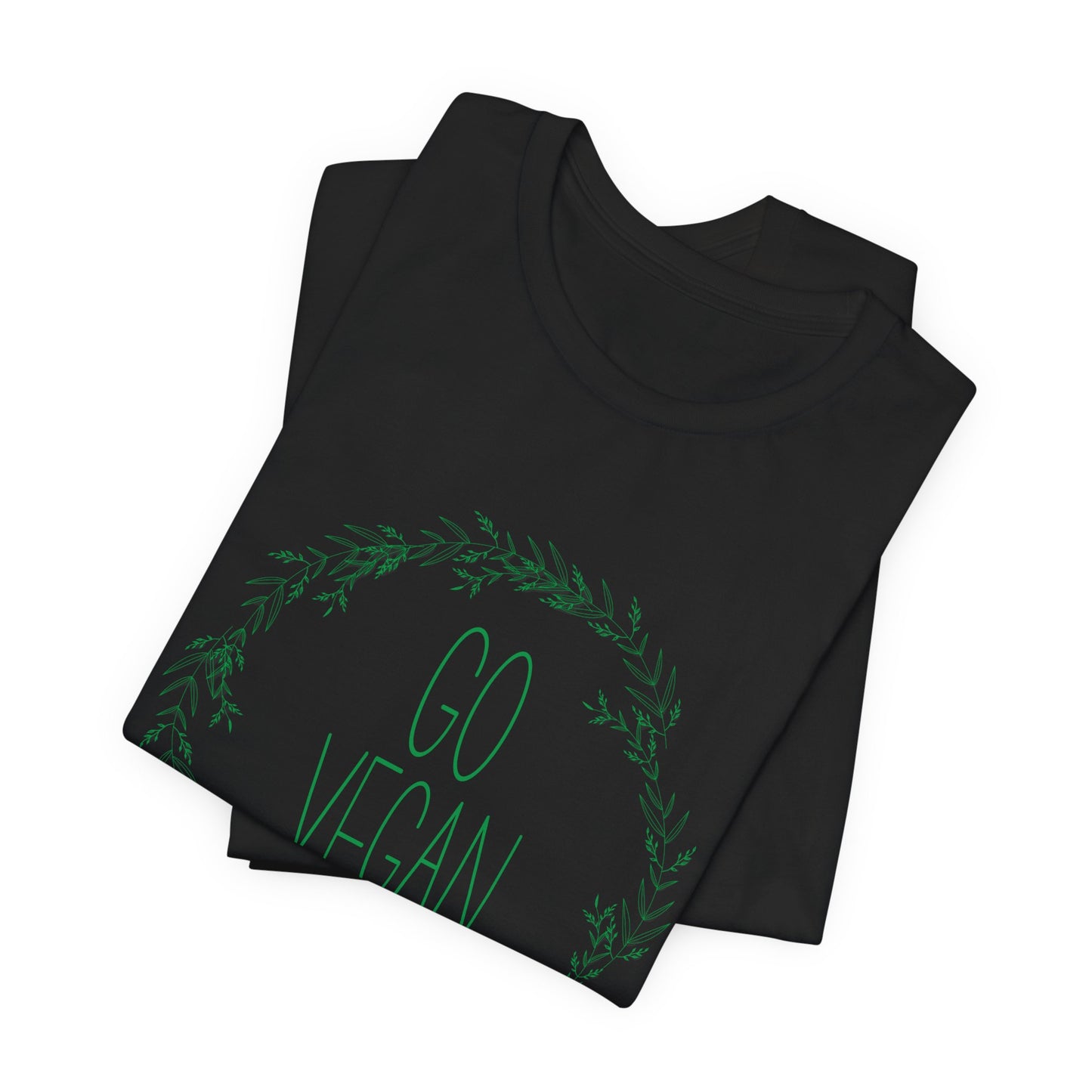 Go Vegan - Unisex Jersey Short Sleeve Tee