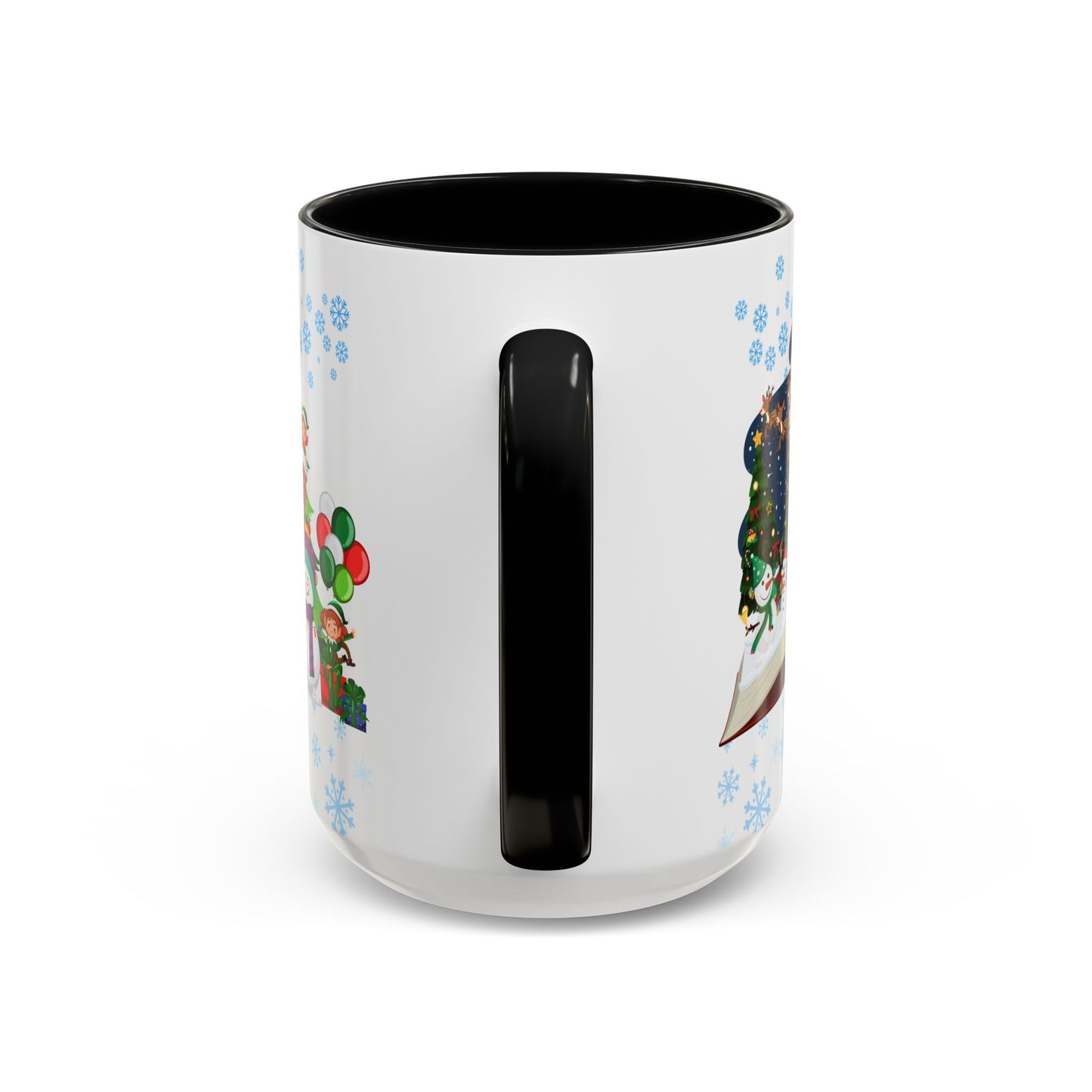 Christmas Letter A for Aaron, Customizable - Accent Coffee Mug (11, 15oz)