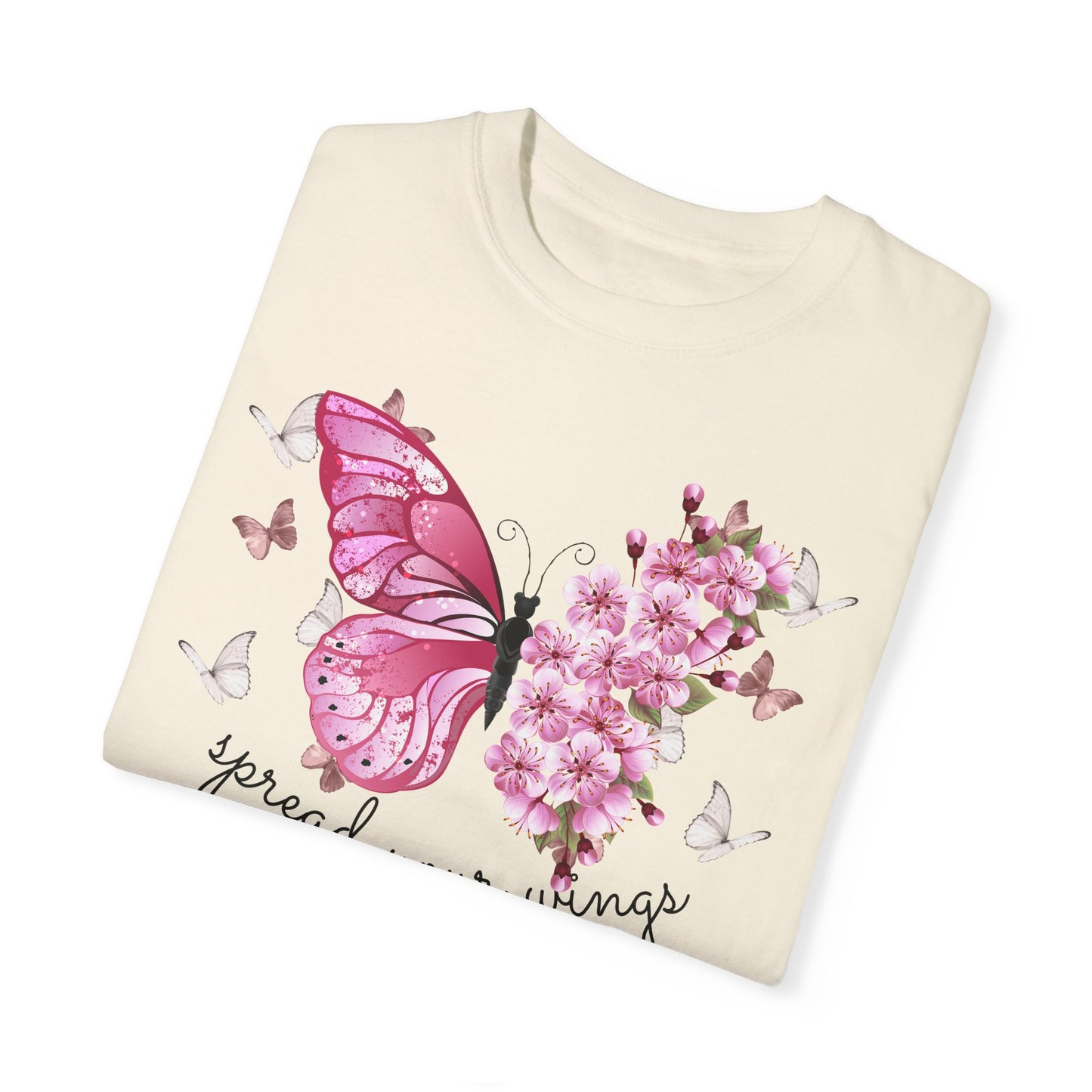 Butterfly, Embrace the Beauty of Nature - Unisex Garment-Dyed T-shirt - 10329