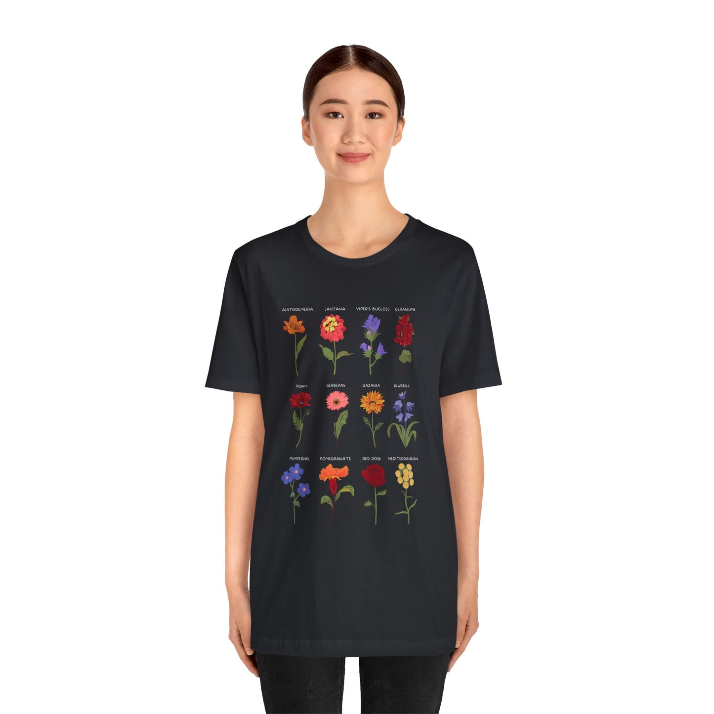 Summer Flowers - Unisex Jersey Short Sleeve Tee - 11568
