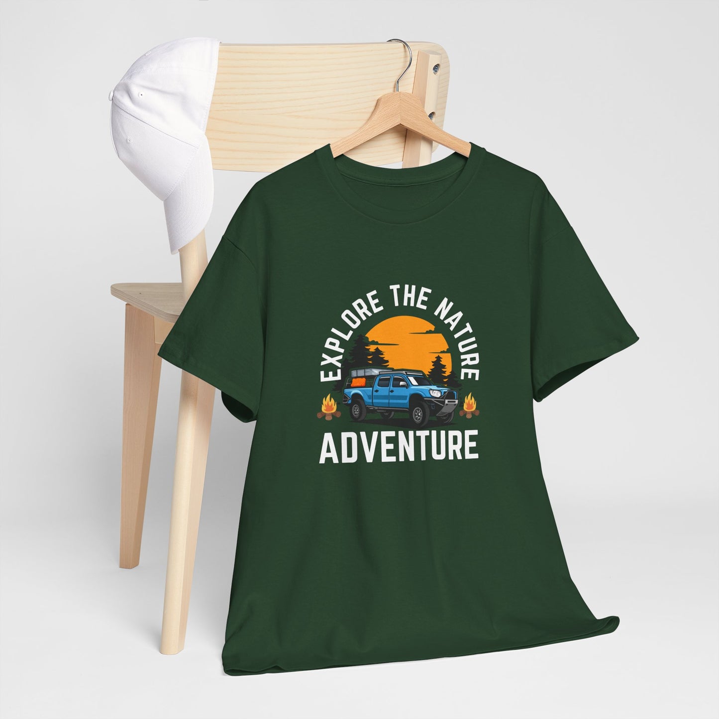 Explore the Nature - Unisex Heavy Cotton Tee - 10753