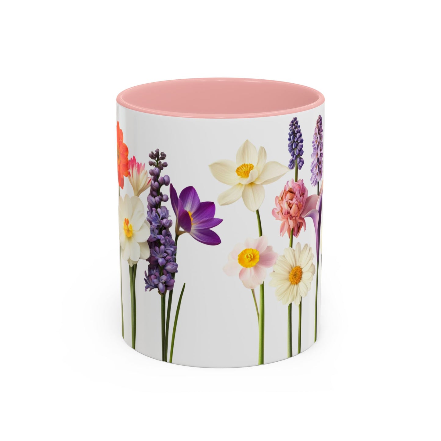 Bright Flowers - Accent Coffee Mug (11, 15oz) - 10400