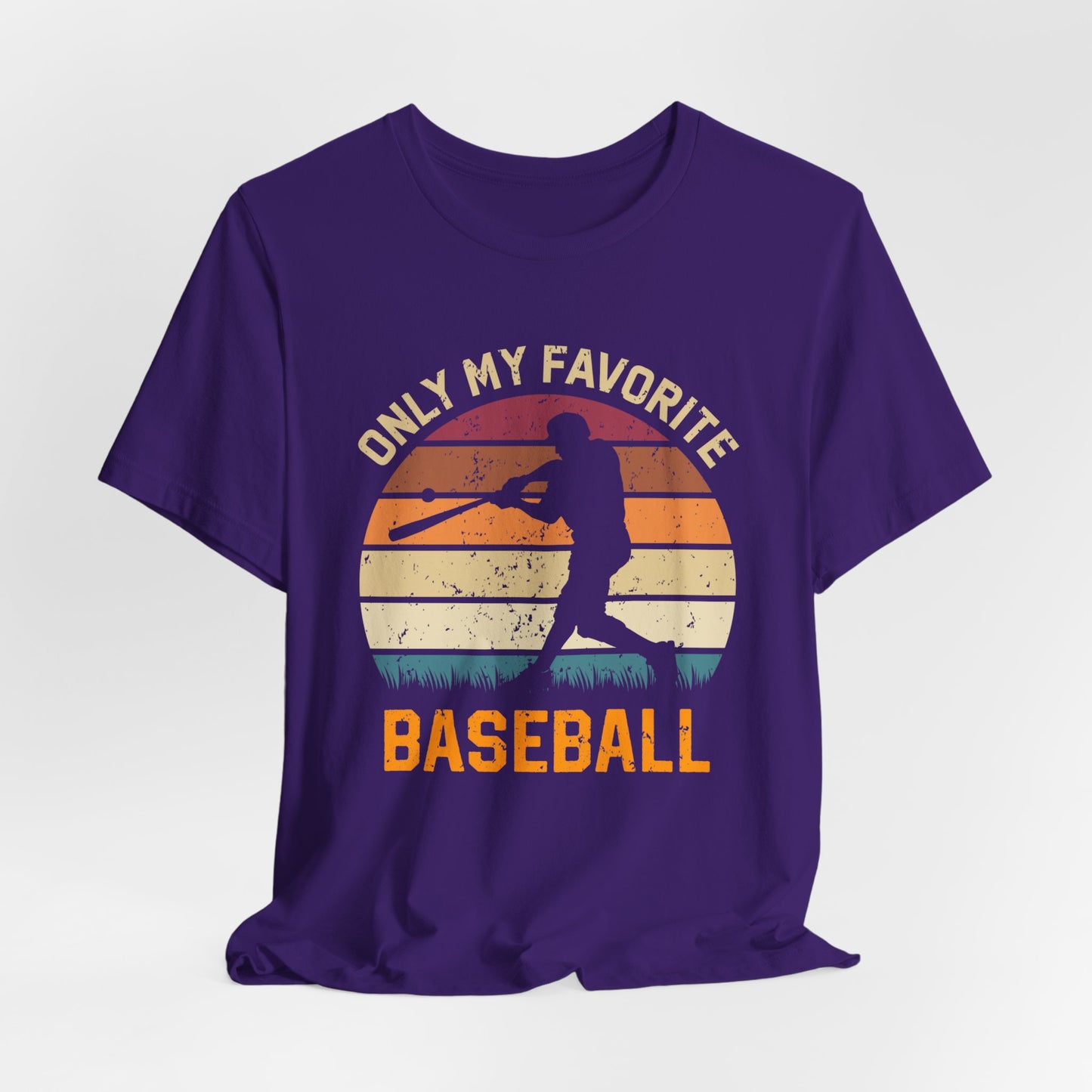 Only My Favorite Baseball - Unisex Jersey Short Sleeve Tee