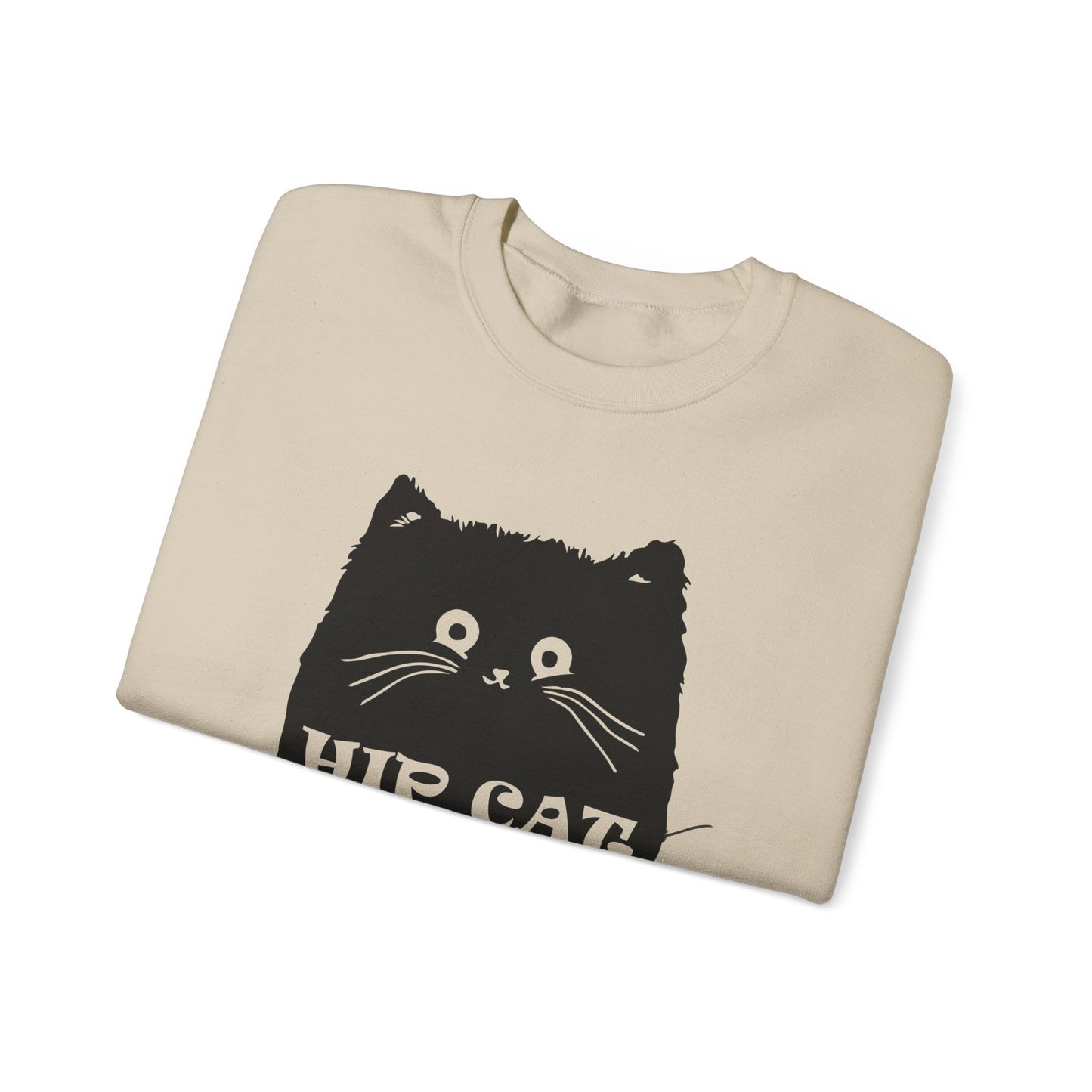 Hip Cat - Unisex Heavy Blend™ Crewneck Sweatshirt