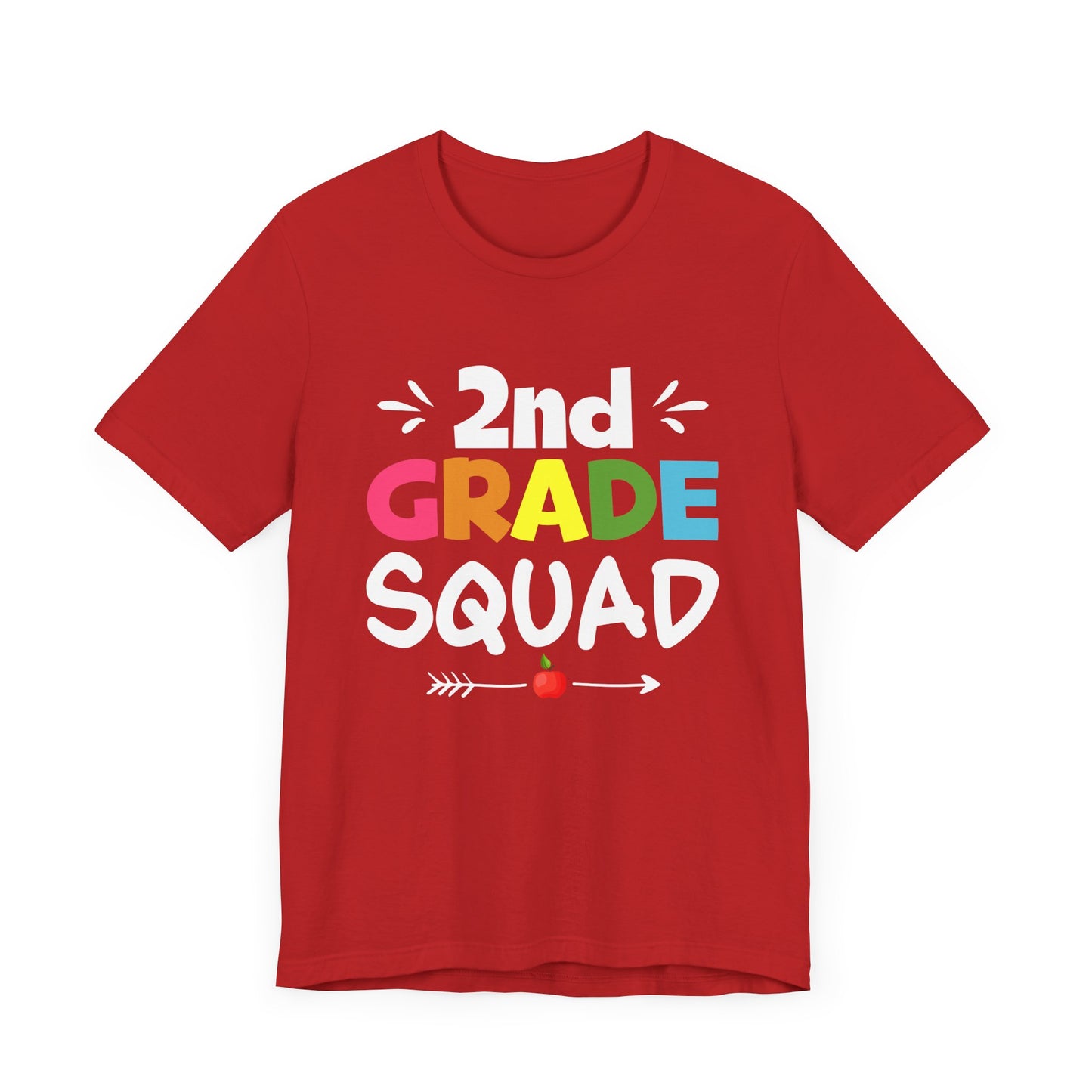Teacher: 2nd Grade Squad - Unisex Jersey Short Sleeve Tee - 13532