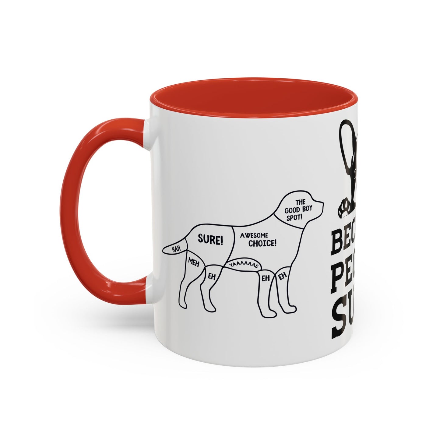 Because People Suck - Accent Coffee Mug (11, 15oz)