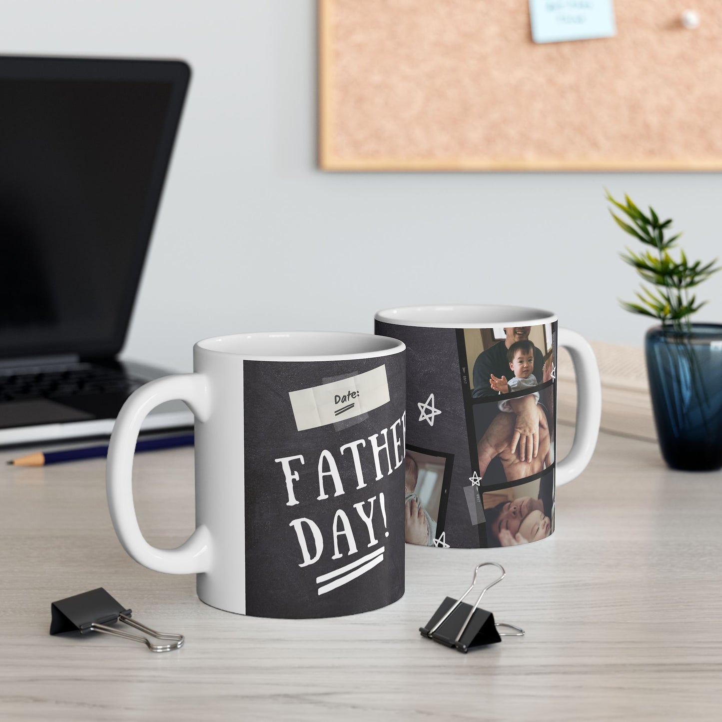 Personalized Ceramic Mug, Customizable Coffee Cup, Perfect Gift for Birthdays, Father's Day - 14068
