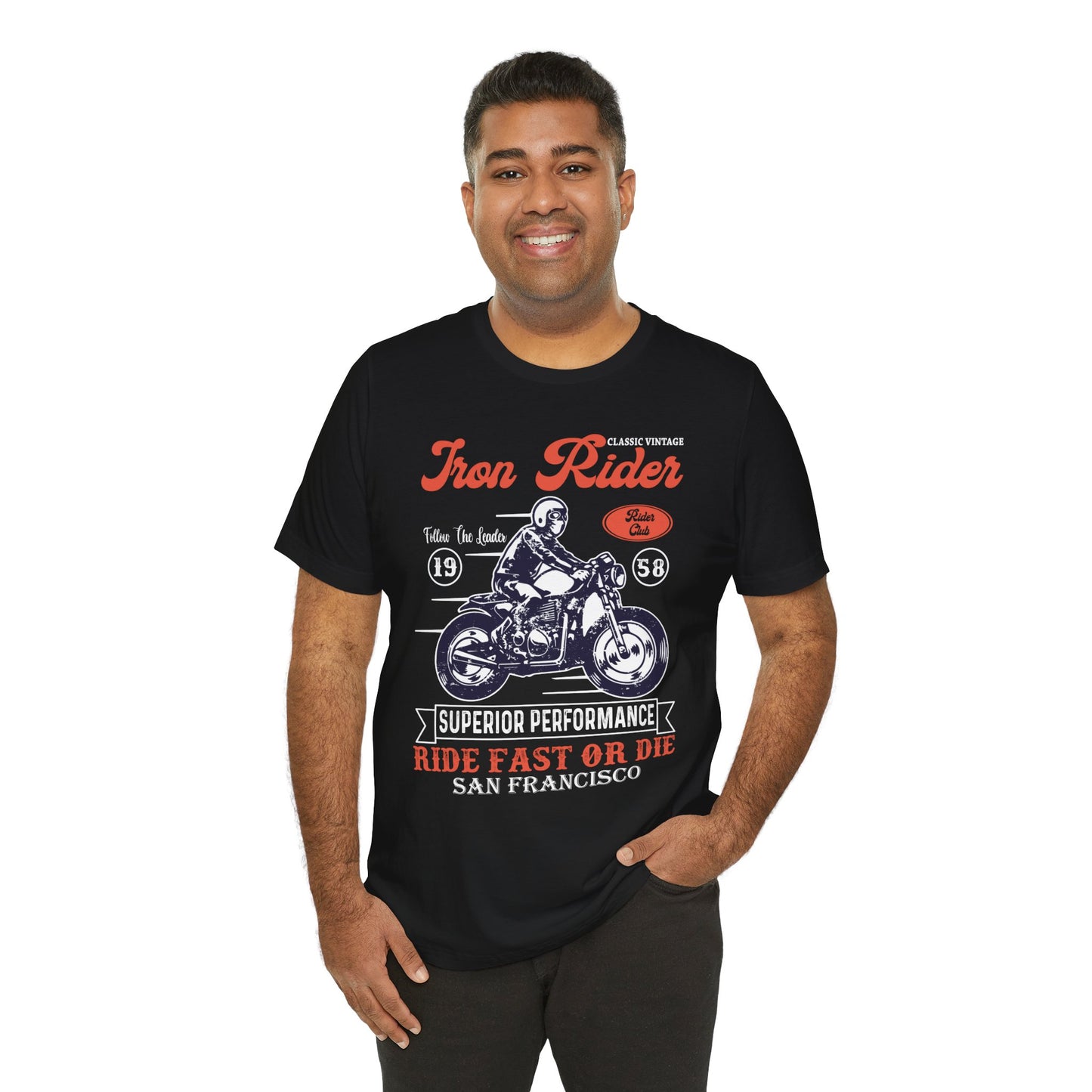 Iron Rider, Superior Performance - Unisex Jersey Short Sleeve Tee