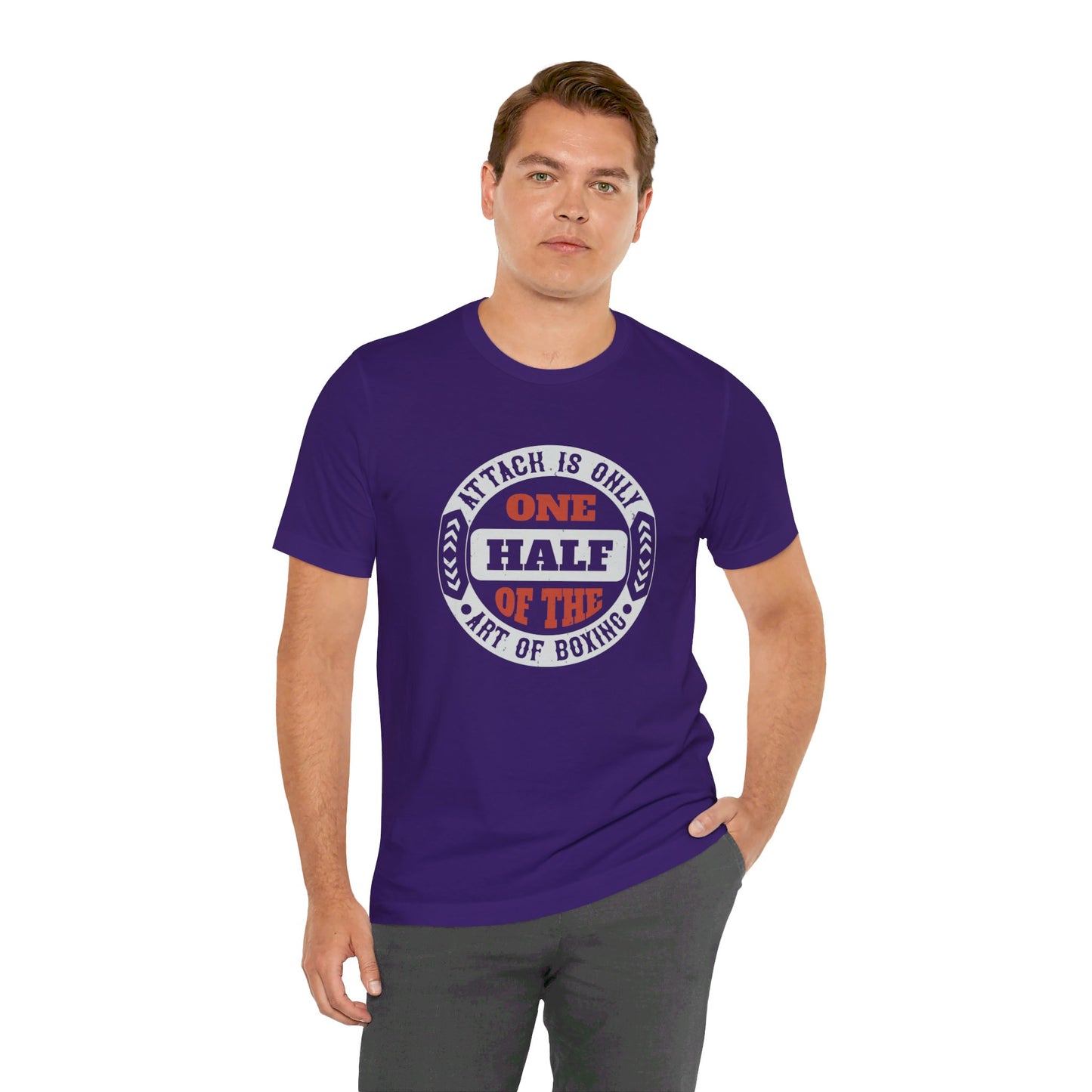 Attack Is Only One Half of the Art of Boxing - Unisex Jersey Short Sleeve Tee