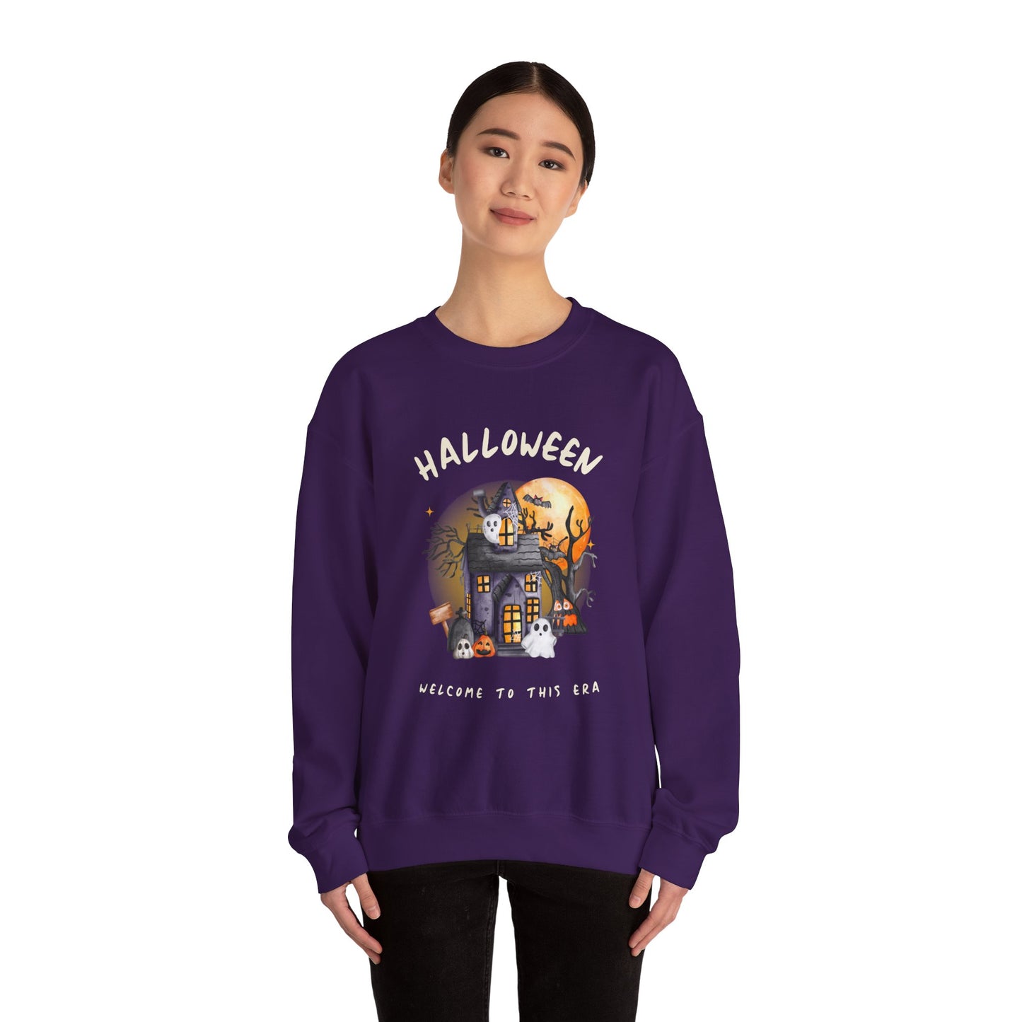 Halloween, Welcome to This Era - Unisex Heavy Blend™ Crewneck Sweatshirt