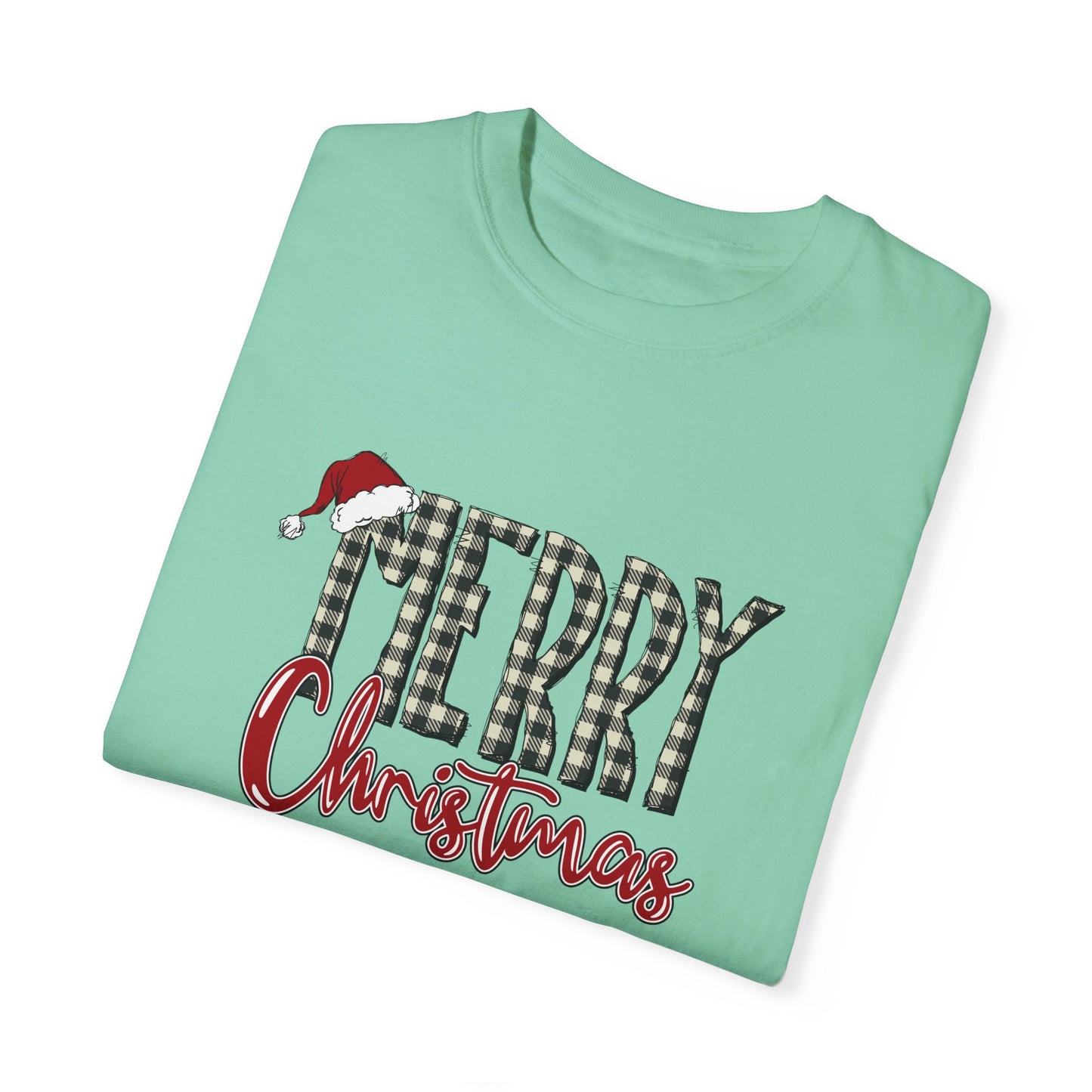 Merry Christmas - Unisex Garment-Dyed T-shirt - 10348