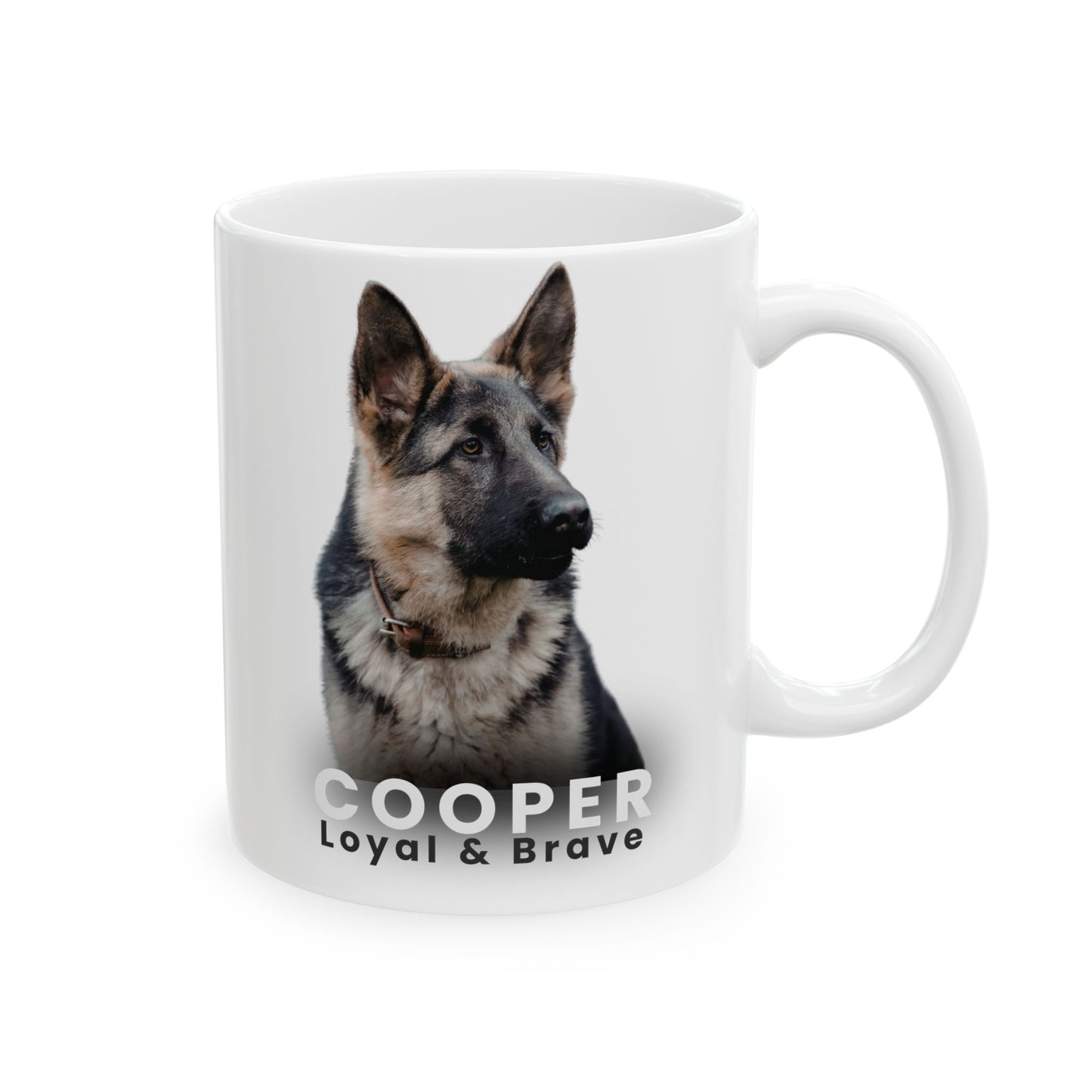 Personalized Dog Photo Mug – Custom Pet Portrait Coffee Cup | Gift for Dog Lovers (11oz / 15oz) - 14827
