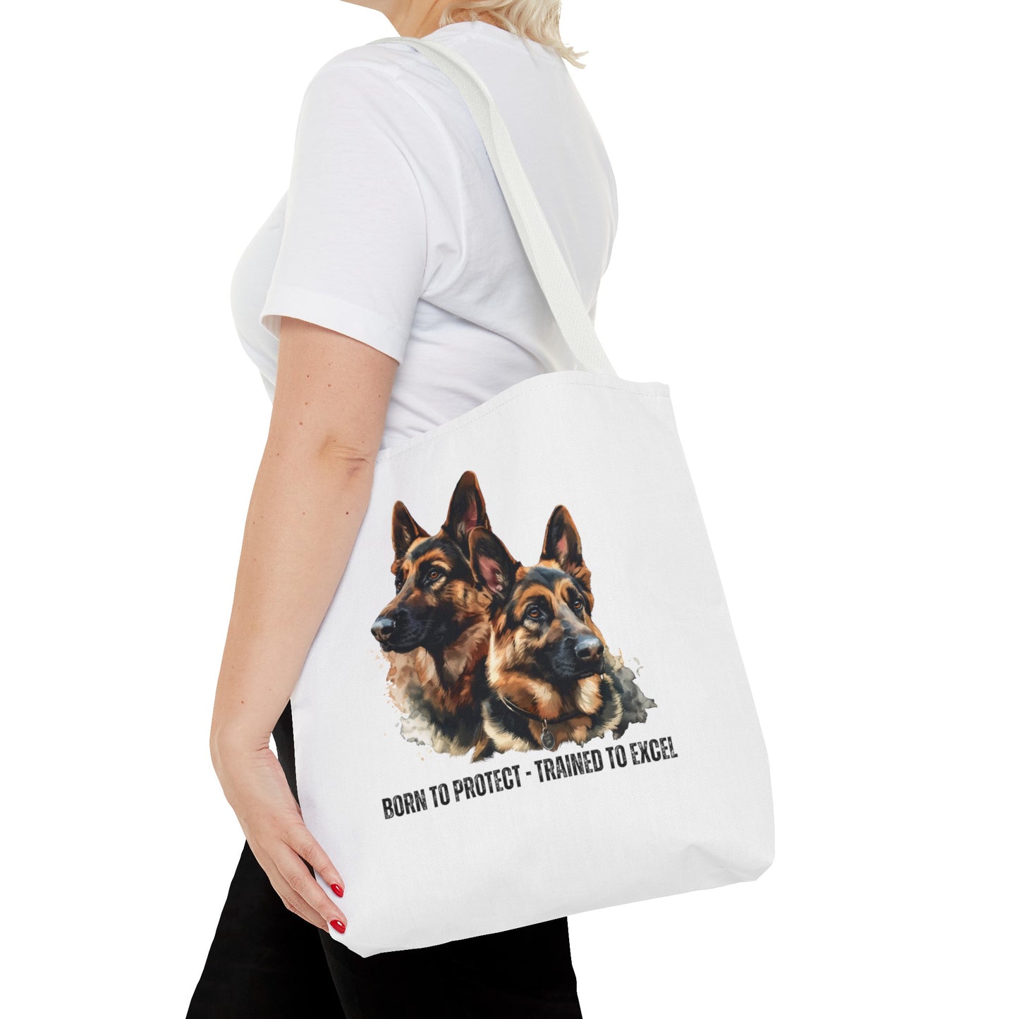 German Shepherds: Born to Protect - Tote Bag