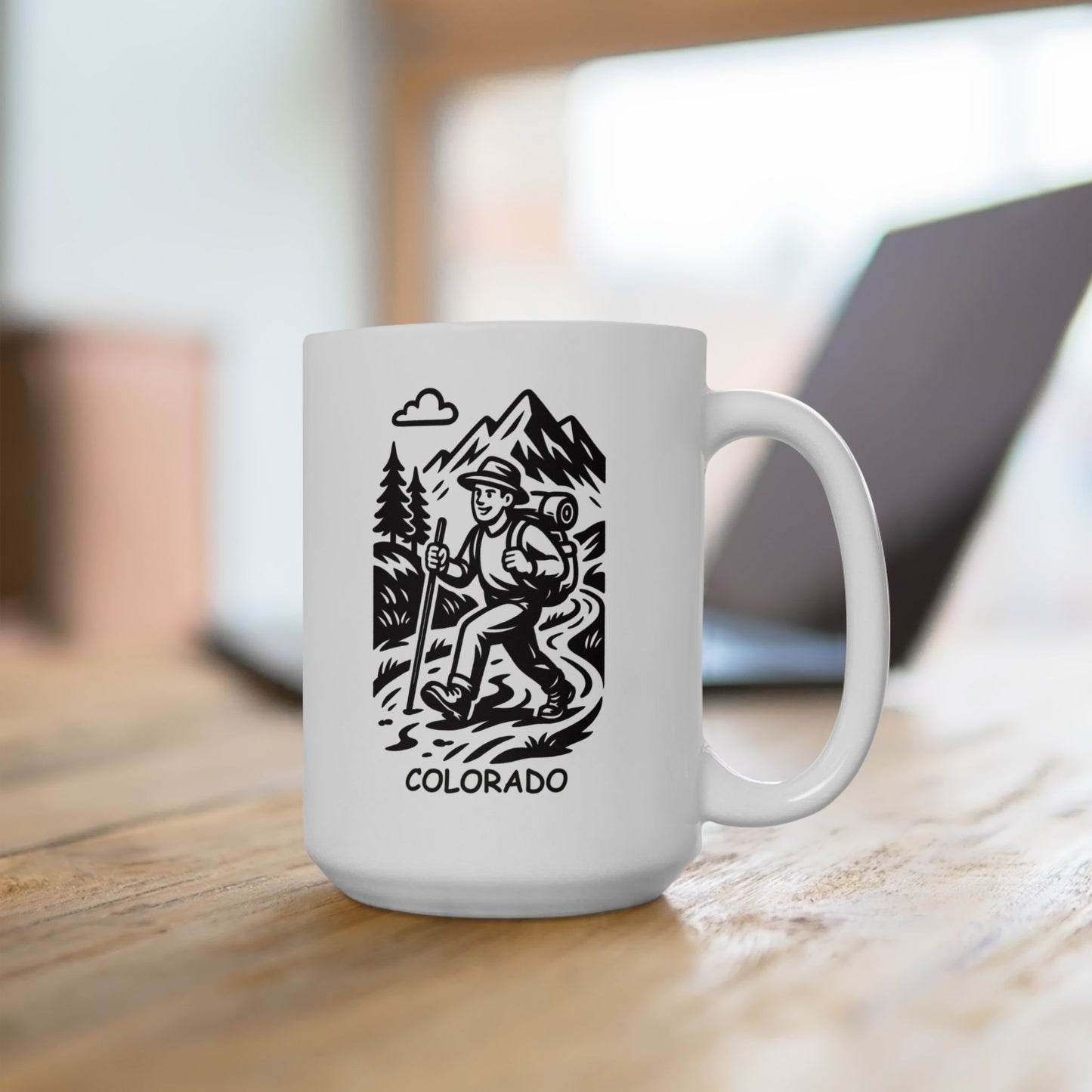 "In Colorado, we don’t need a reason to explore. We just go." Ceramic Mug - 13522