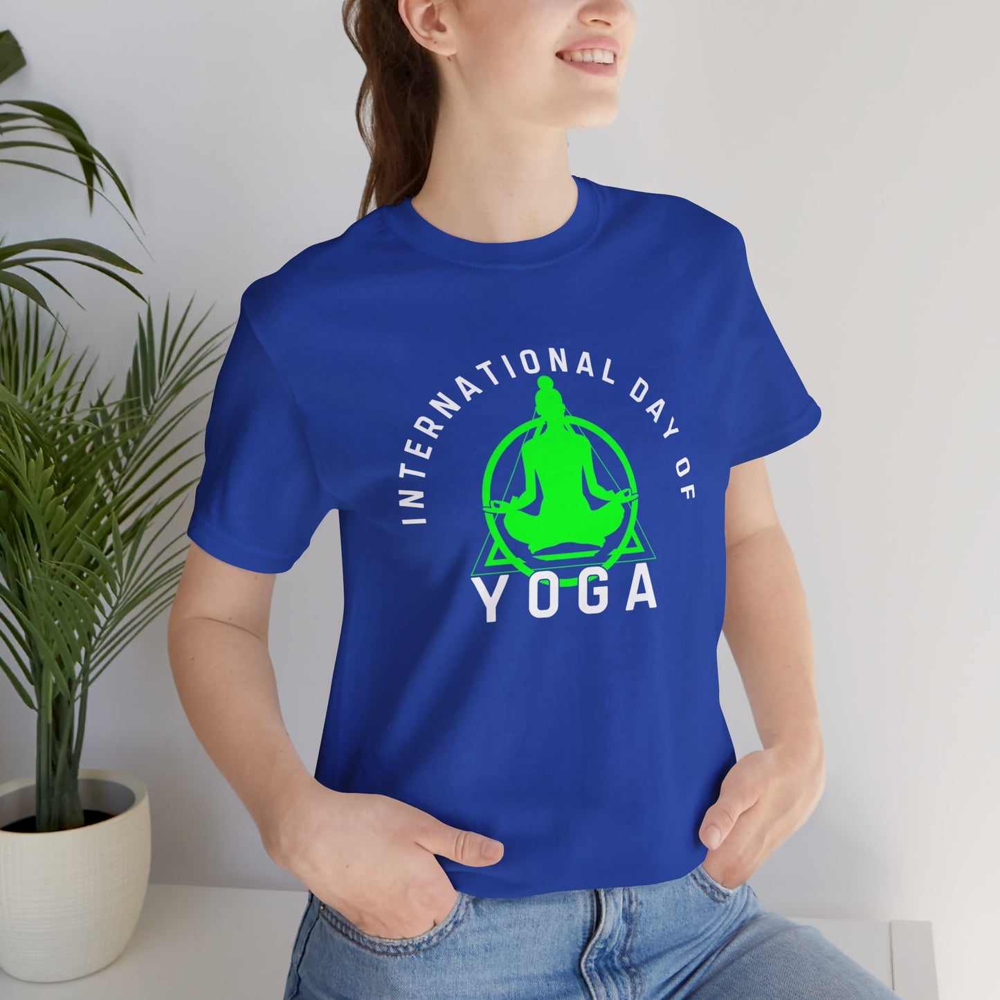 International Day Of Yoga - Unisex Jersey Short Sleeve Tee