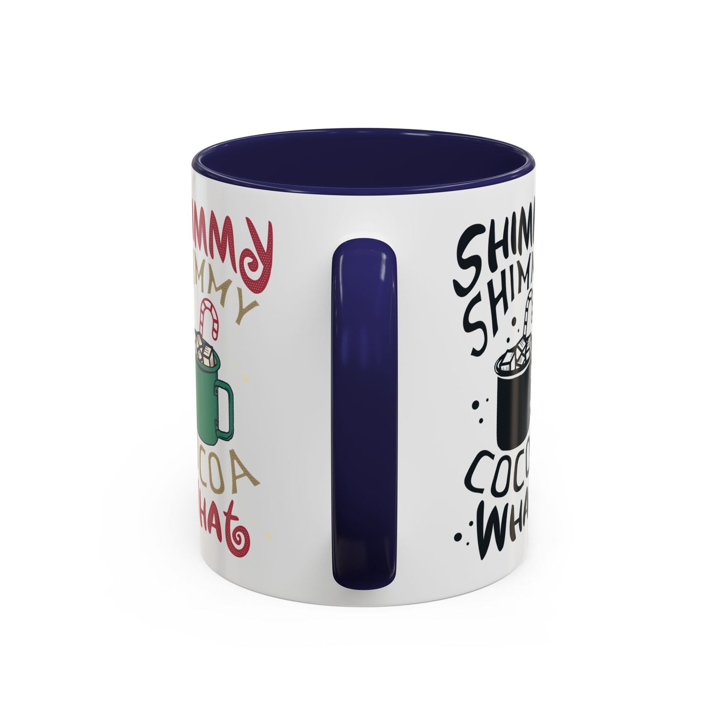 Rocking Around The Tree Upside Down - Accent Coffee Mug (11, 15oz)