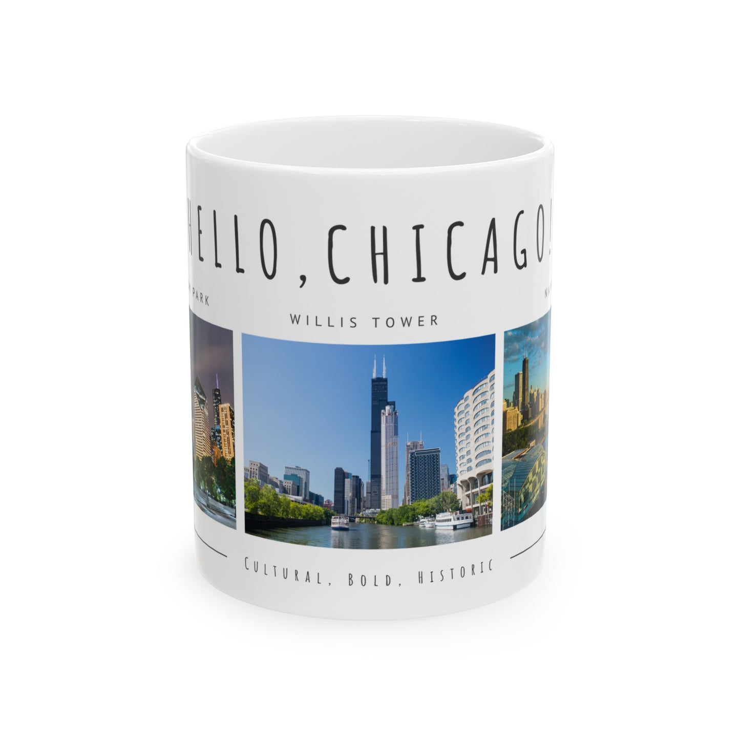Hello Chicago Ceramic Mug - 11oz & 15oz - 12023