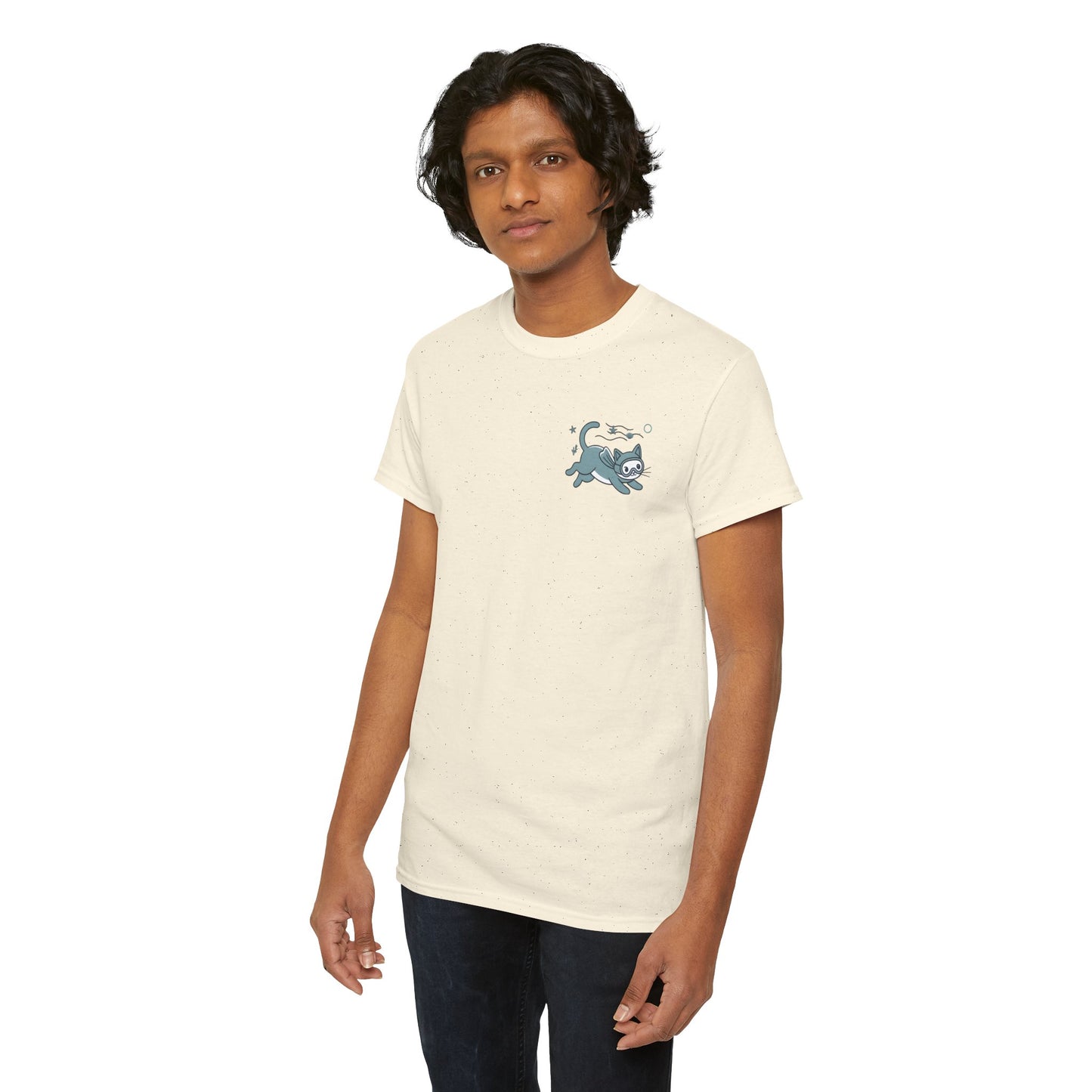 Sea Cats T-Shirt — Cute Underwater Cat Graphic Tee, Ocean Cat Lover Gift - 14869