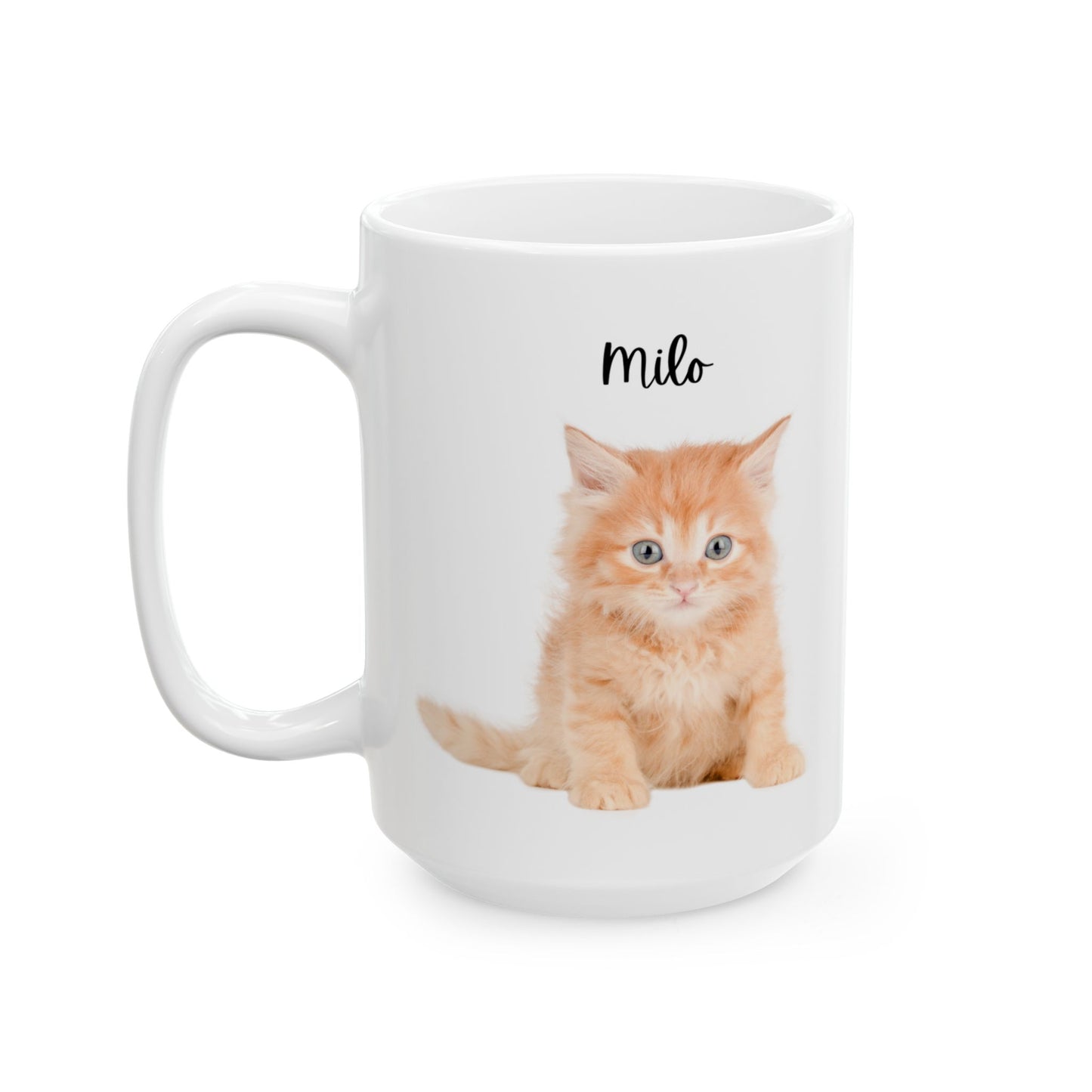 Personalised Cat Ceramic Mug - Perfect Gift for Cat Lovers, Cozy Home Decor, Tea/Coffee Mug, Birthday Present - 14209