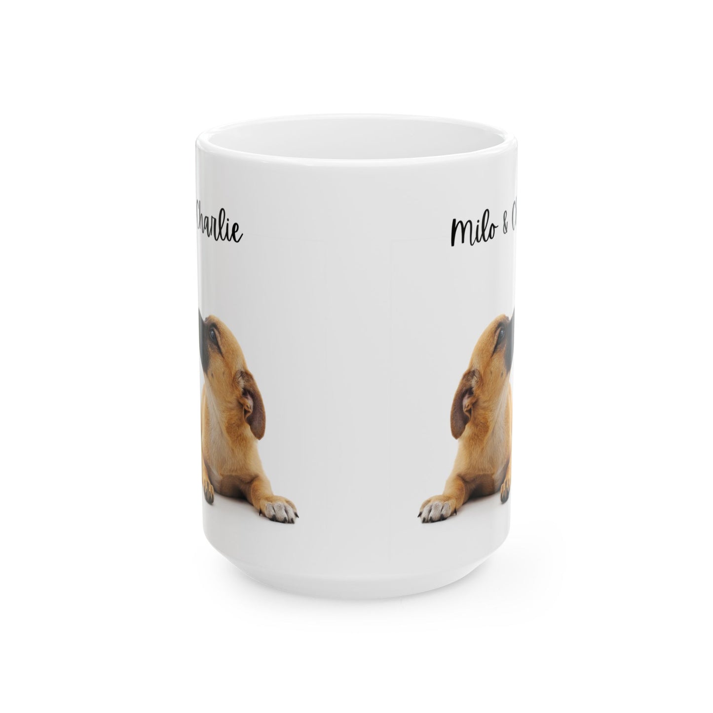 Personalized Pet Lover Ceramic Mug - Custom Dog & Cat Gifts, Animal Coffee Cup, Unique Present for Pet Owners - 14210