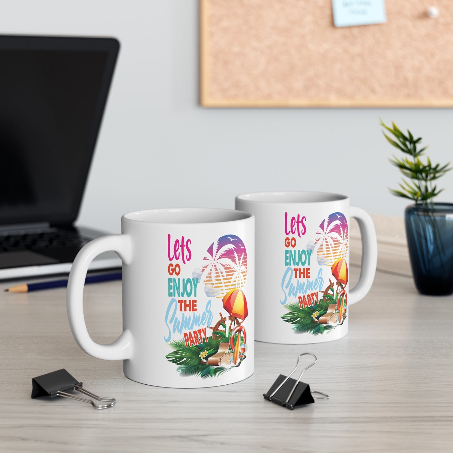 Let's Go, Enjoy The Summer Party - Mug 11oz - 13216