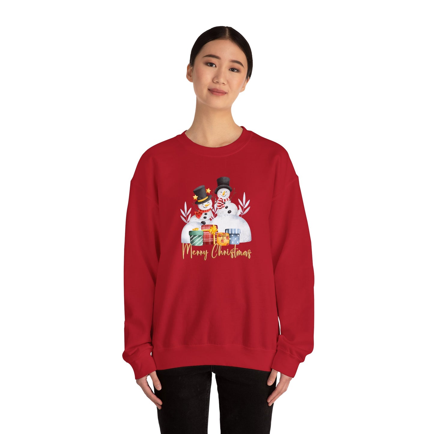 Snowmen - Unisex Heavy Blend™ Crewneck Sweatshirt - 10029