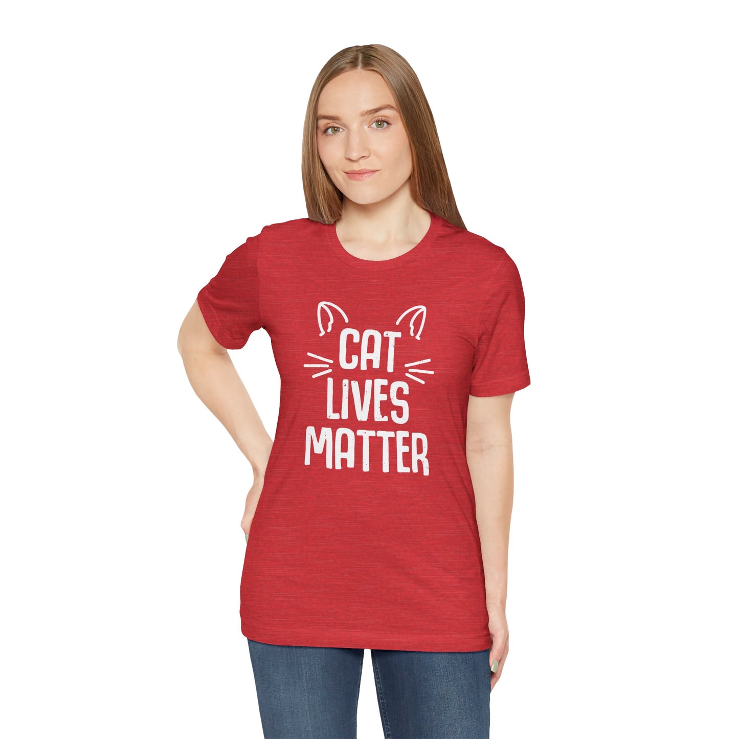 Cat Lives Matter - Unisex Jersey Short Sleeve Tee