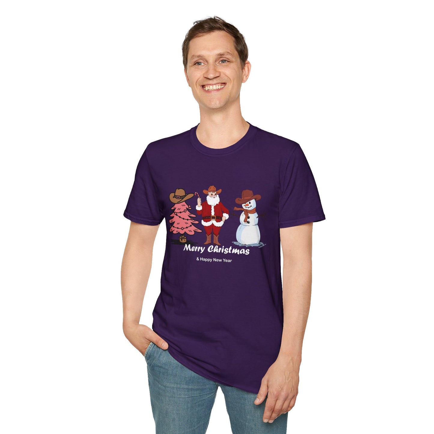 Cowboy's Christmas - Unisex Softstyle T-Shirt - 10349