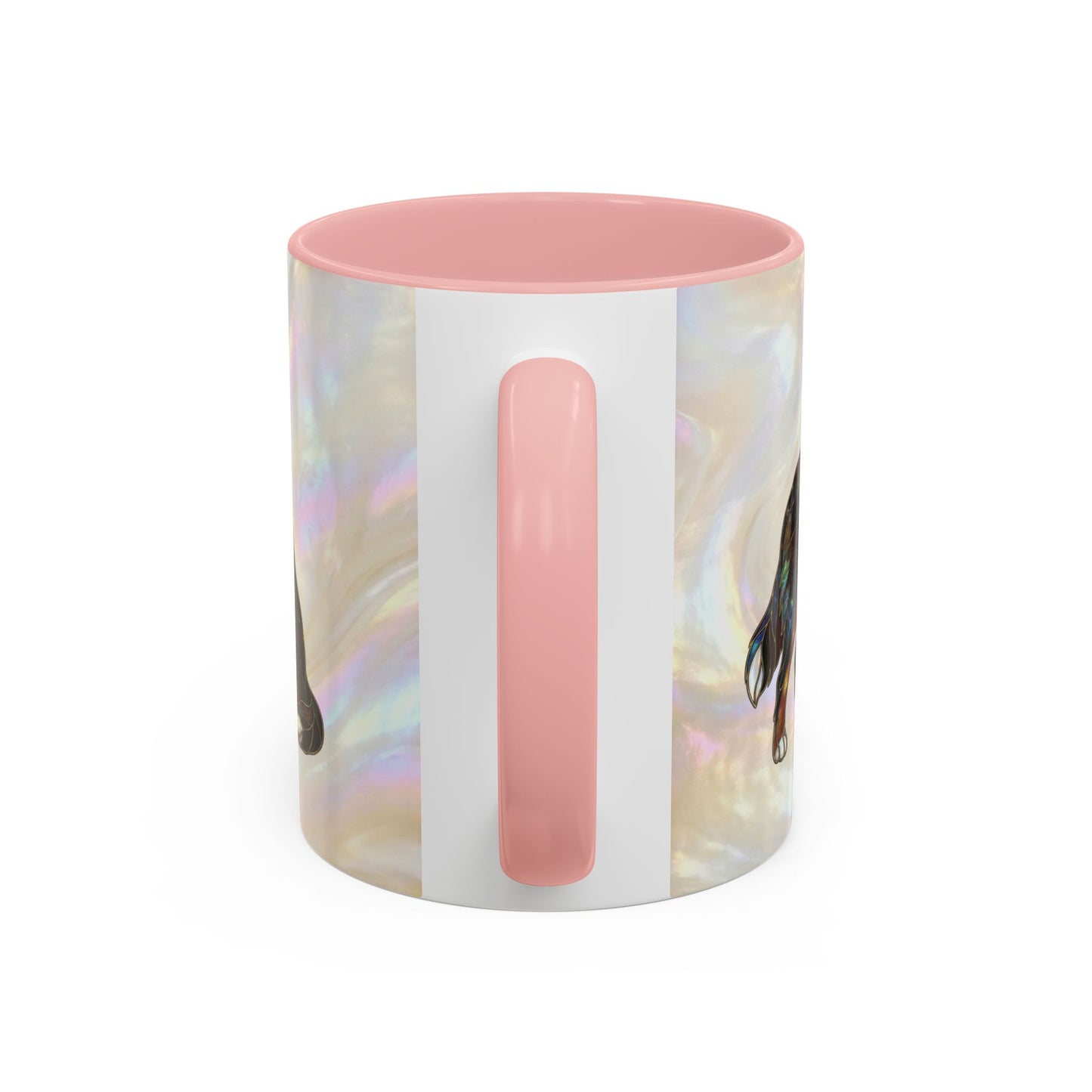 Bernese Mountain Dog Accent Coffee Mug — Stained Glass Design (11/15 oz) - 14617