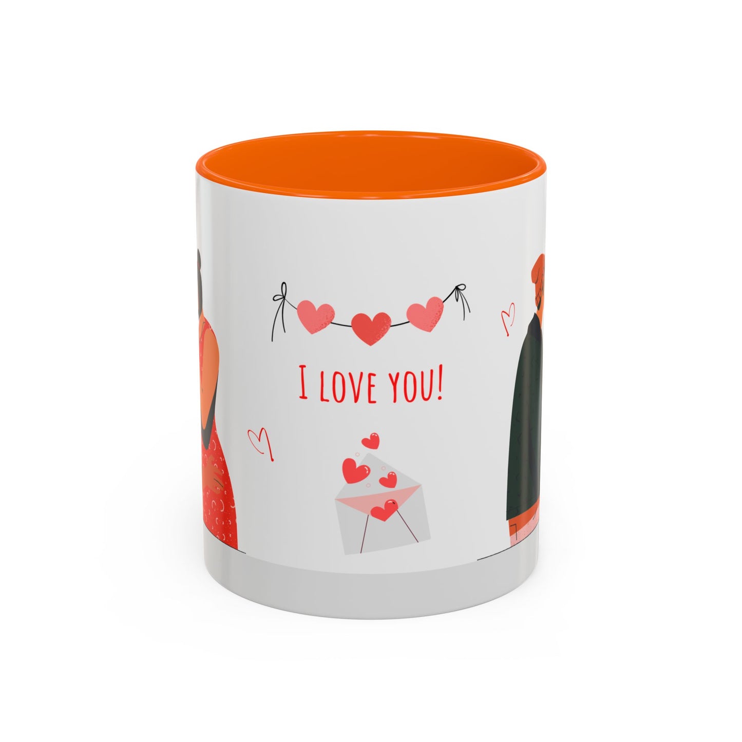 I love You - Accent Coffee Mug (11, 15oz) - 11136