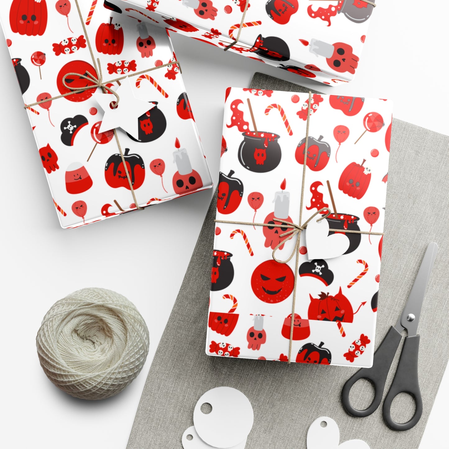 Red Halloween - Gift Wrap Papers