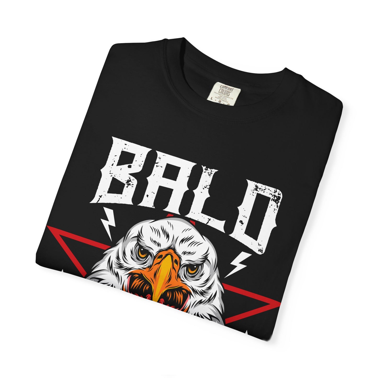 American Eagle, Bald is Beautiful T-Shirt, Unisex Garment-Dyed Tee - 13491