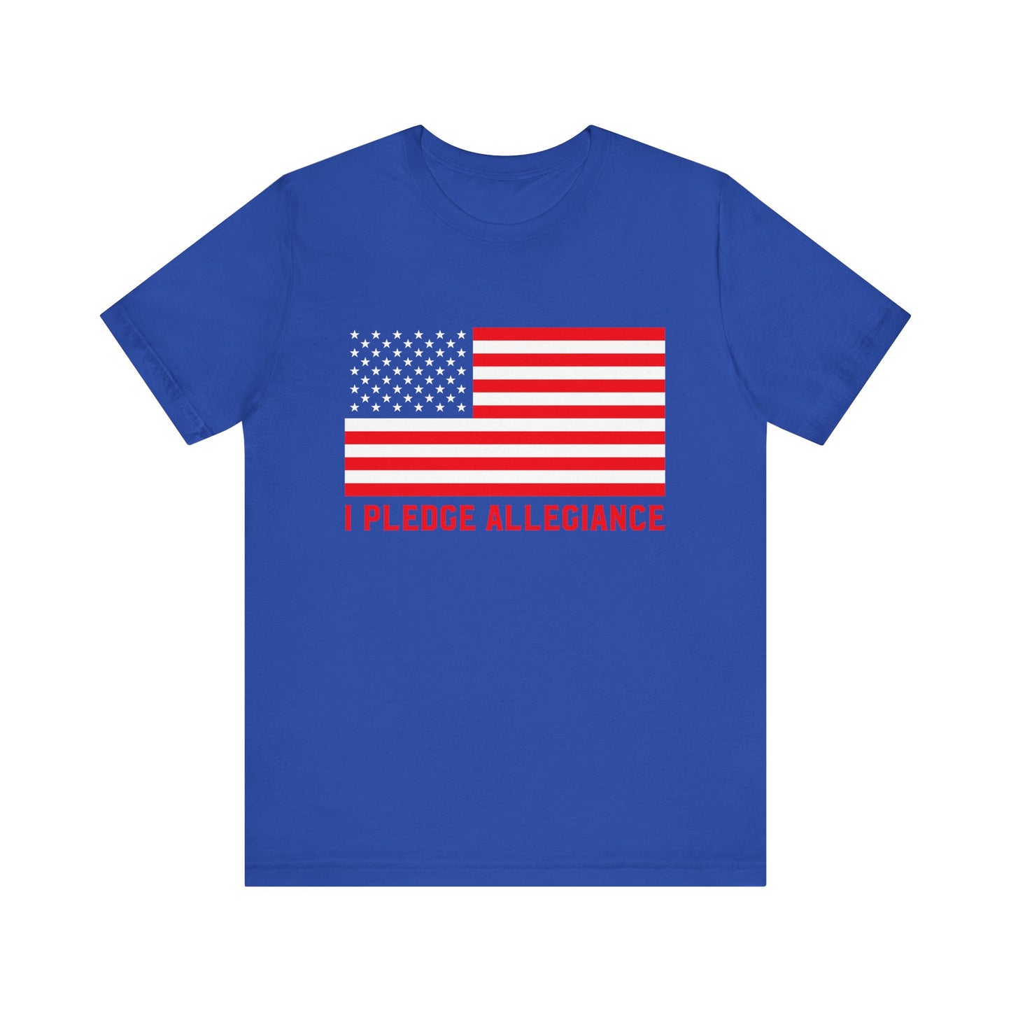 Patriotic Pledge Tee, Unisex T-Shirt for Celebrating Freedom, Independence Day Shirt Gift for Patriots - 13697