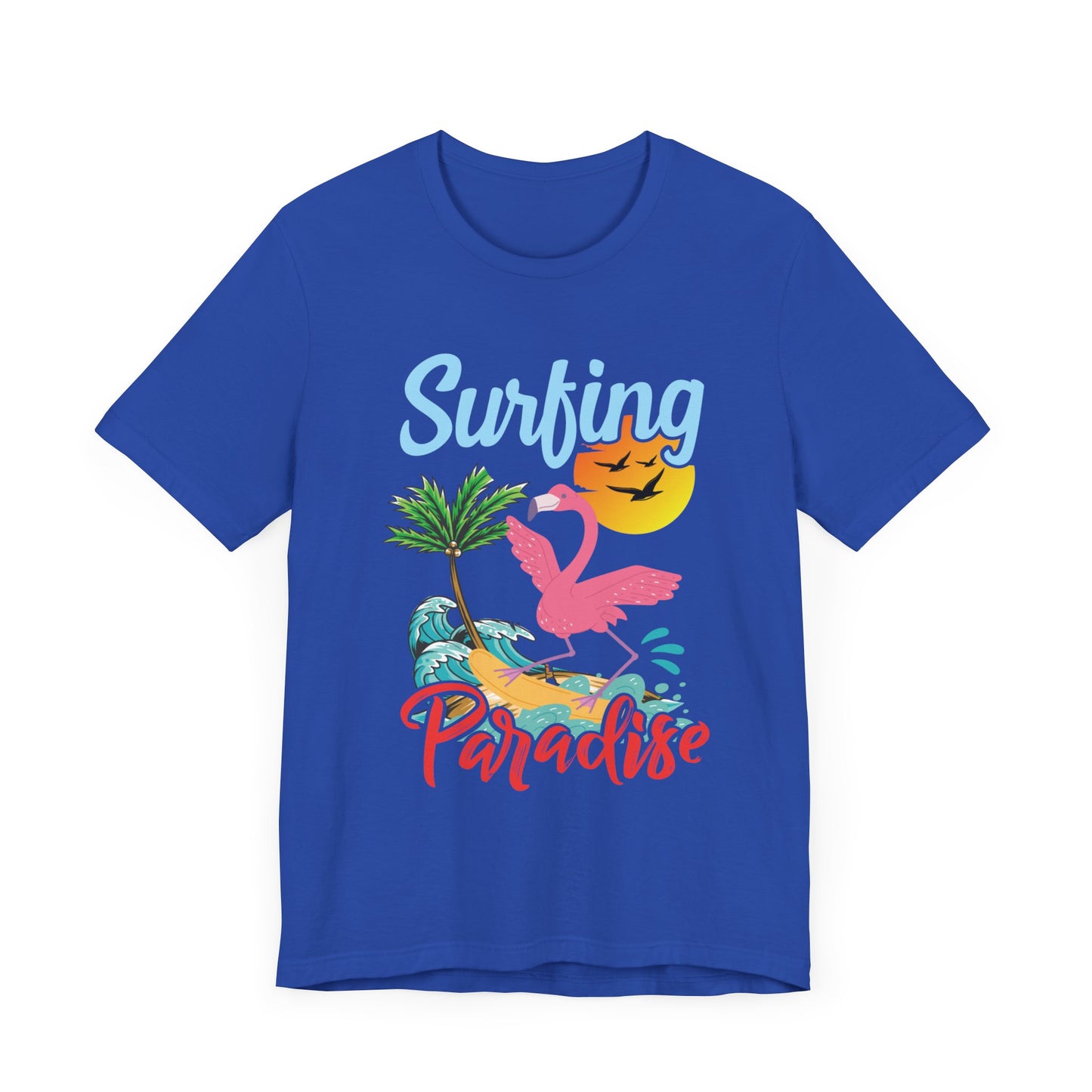 Surfing Paradise - Unisex Jersey Short Sleeve Tee - 13091