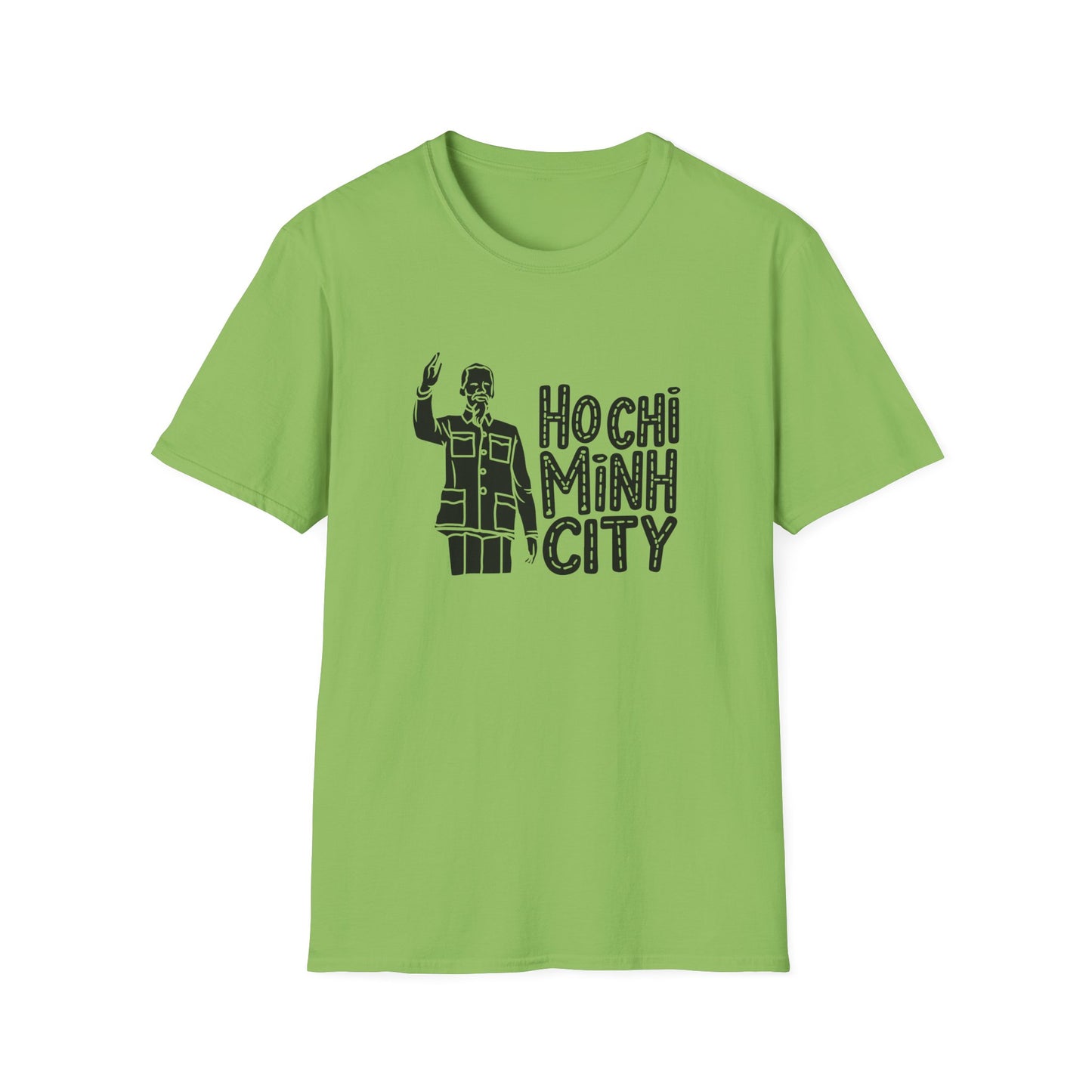 Hochi Minh City Graphic T-Shirt - Unisex Softstyle Tee - 12140