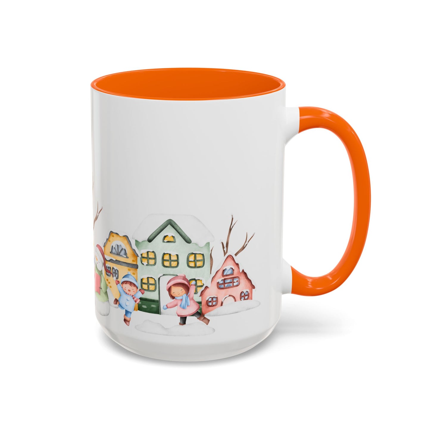 Winter Day, Outdoor - Accent Coffee Mug (11, 15oz) - 10455