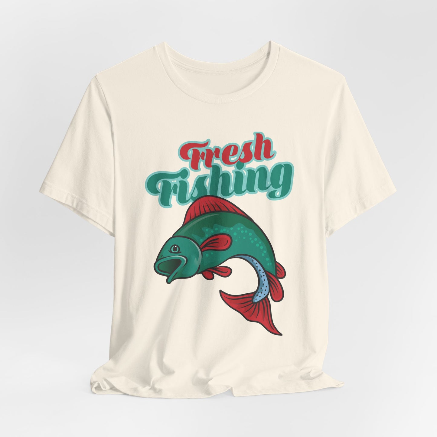 Fishing:  Fresh Fishing - Unisex Jersey Short Sleeve Tee - 13935