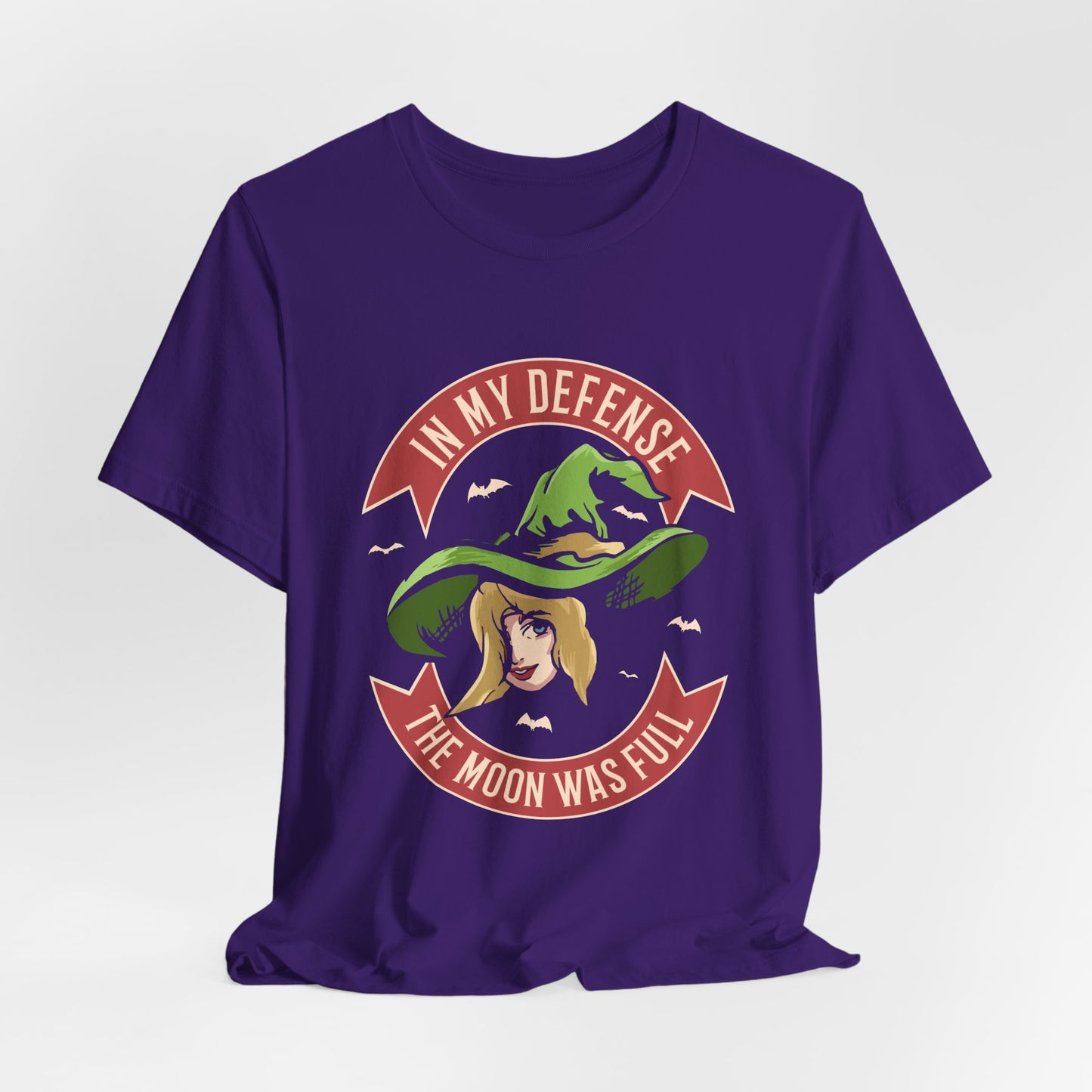 Halloween: In My Defense, The Moon Was Full - Unisex Jersey Short Sleeve Tee - 12923