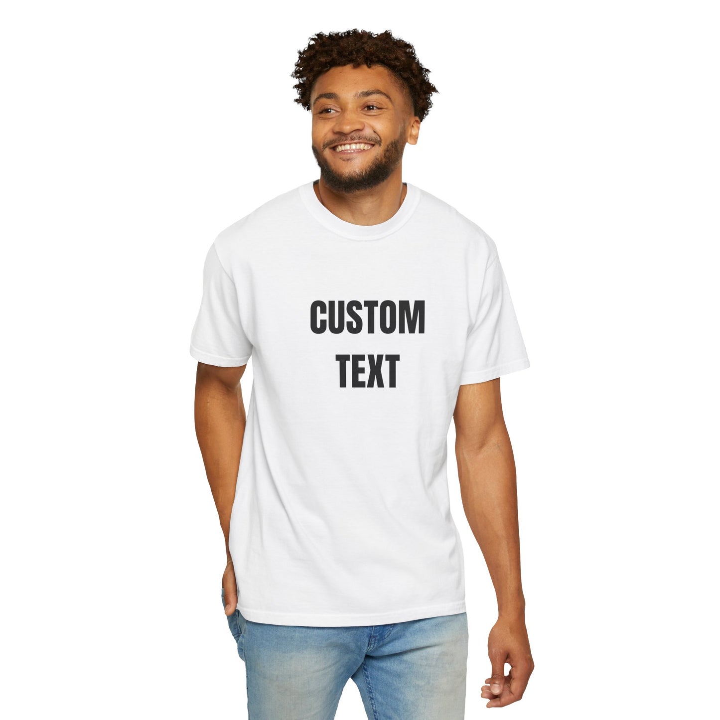Custom Novelty T-Shirt – Unisex Garment-Dyed Cotton Tee - 14681