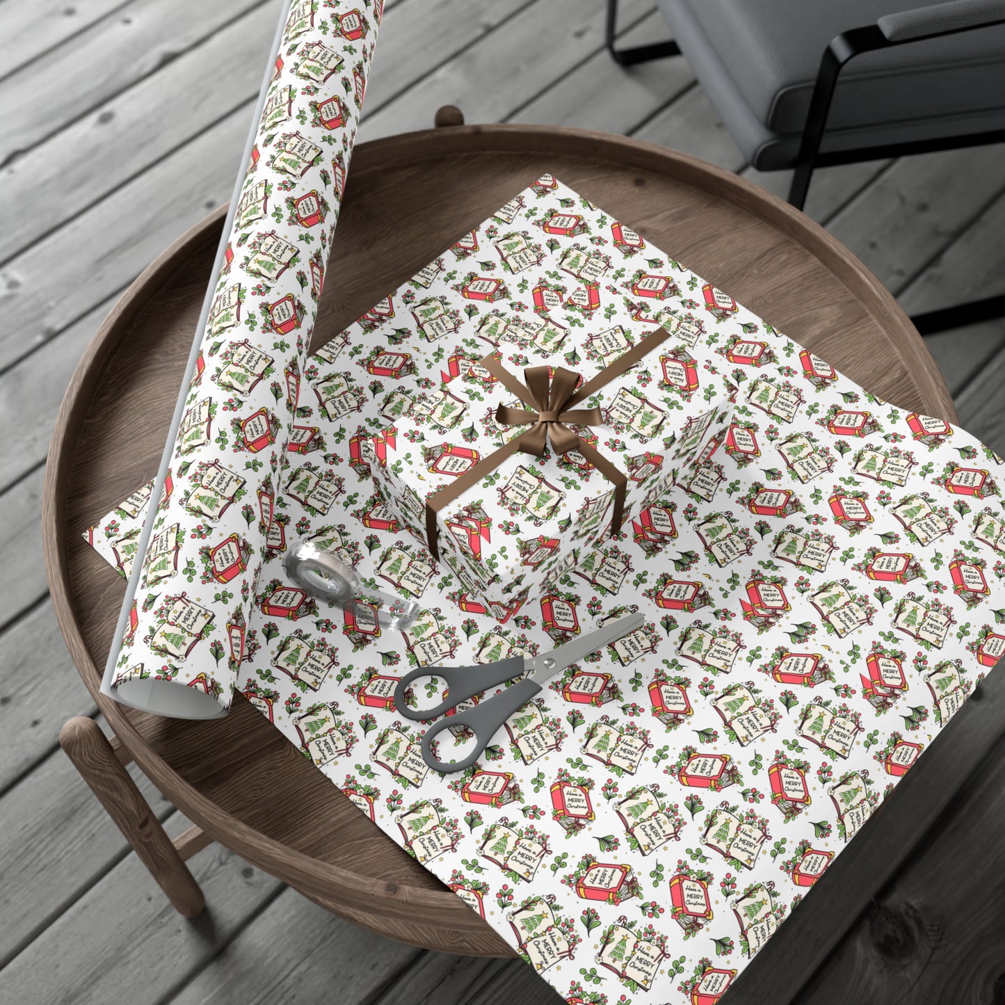 Have A Merry Christmas Books - Gift Wrap Papers - 10287