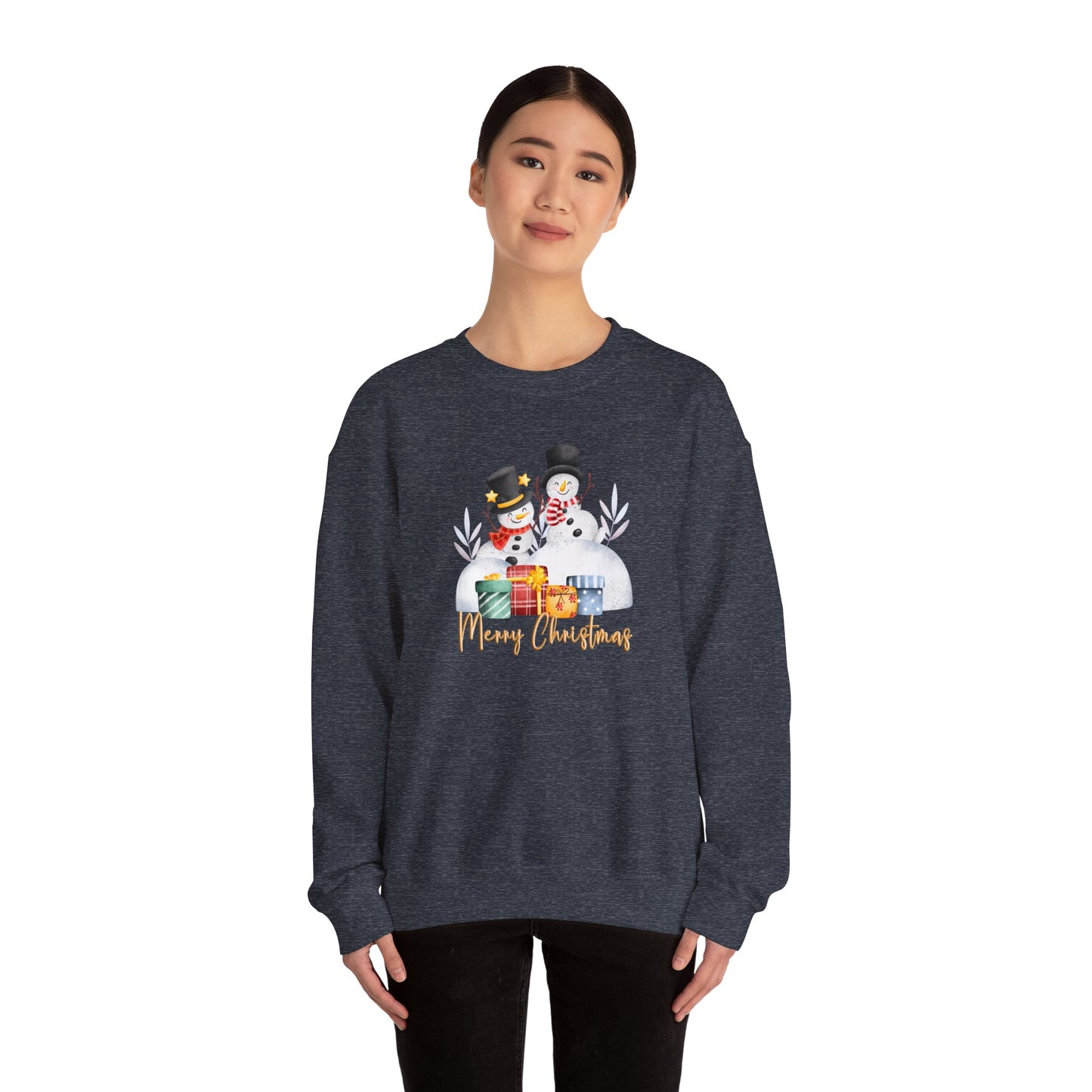 Snowmen - Unisex Heavy Blend™ Crewneck Sweatshirt - 10029