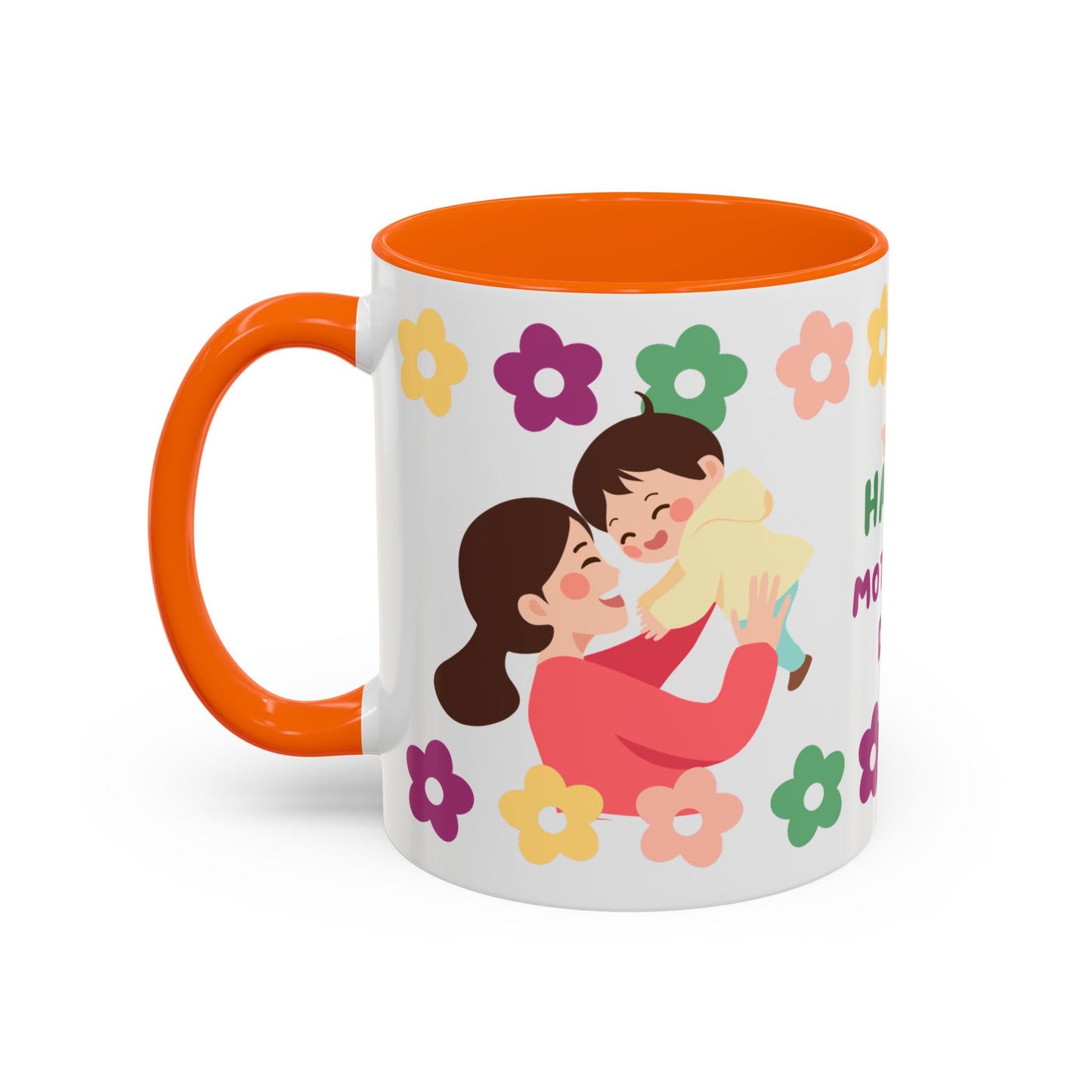Happy Mother's Day Floral Accent Coffee Mug - 11/15oz - 12491