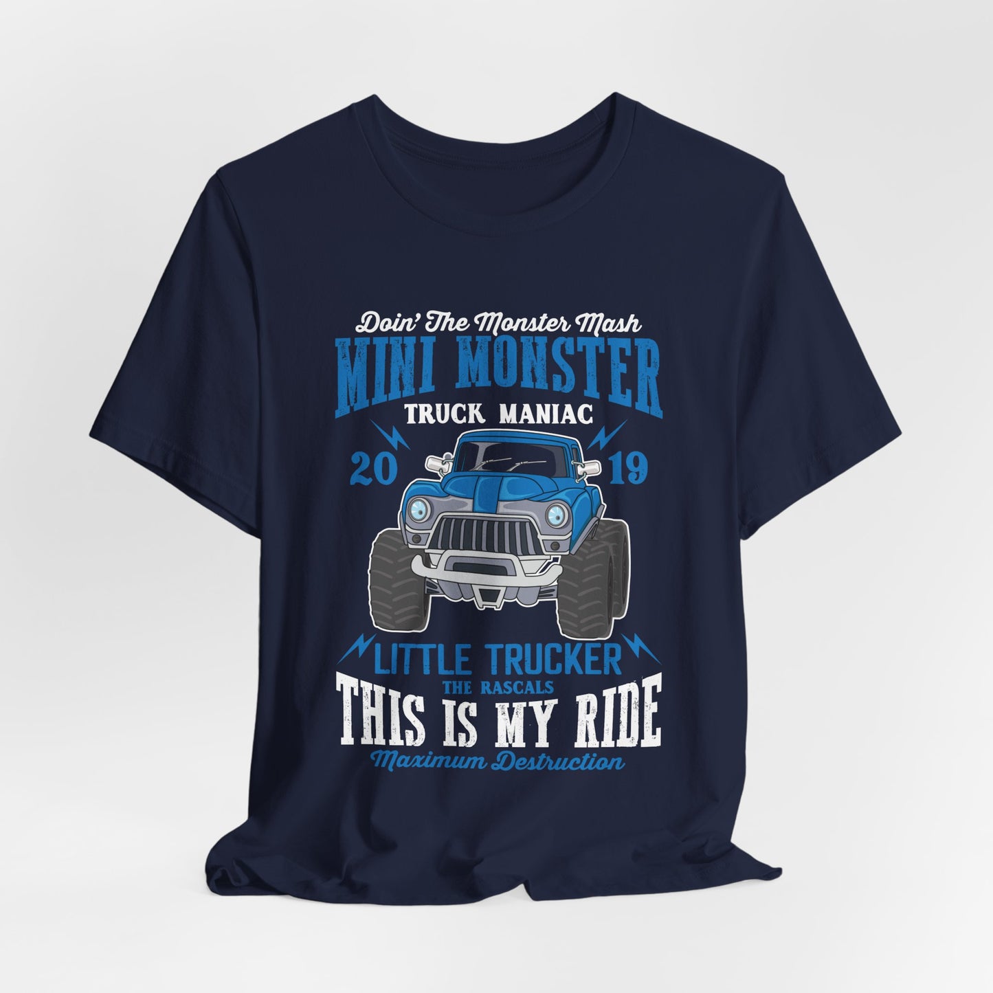 Mini Monster, Little Trucker, This is My Ride - Unisex Jersey Short Sleeve Tee - 12573