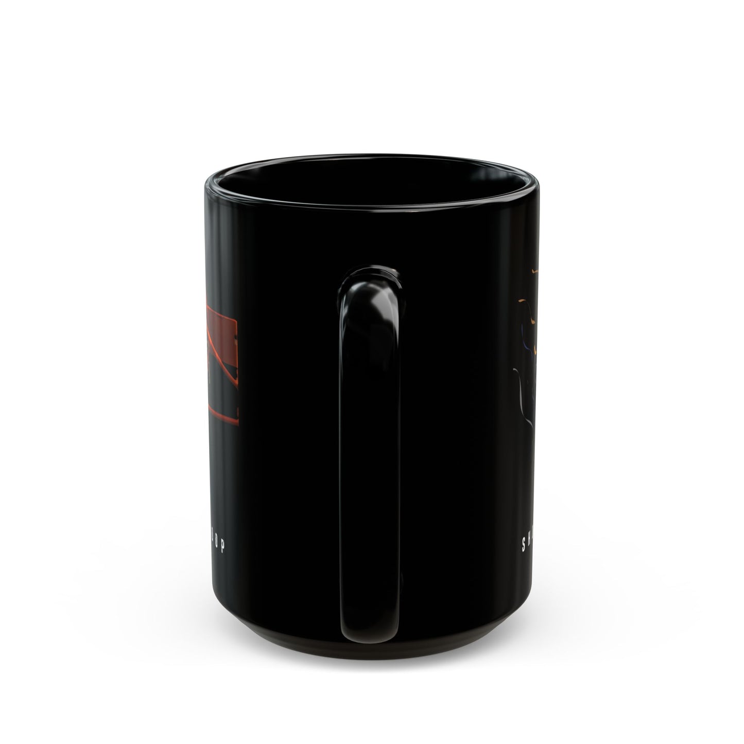 Shoot for the Stars, Aim for the Hoop Mug,  Basketball Lovers - Black Mug (11oz, 15oz) - 10152