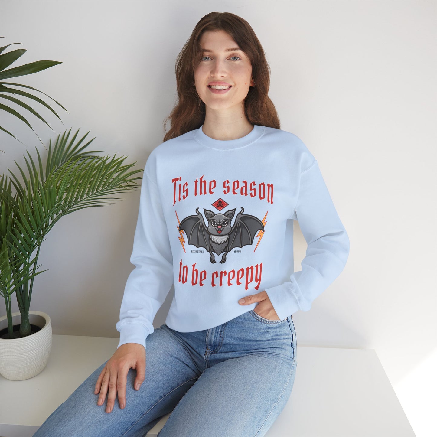 This, the Season to Be Creepy - Unisex Heavy Blend™ Crewneck Sweatshirt