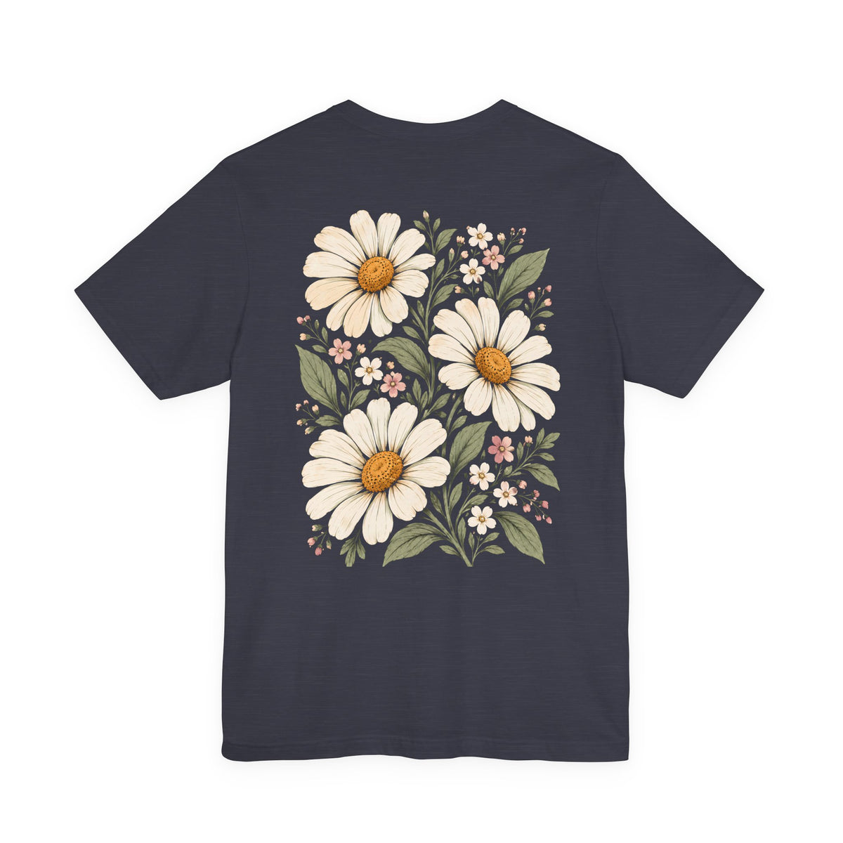 Daisy Garden T-Shirt, Vintage Floral Graphic Tee - 14985